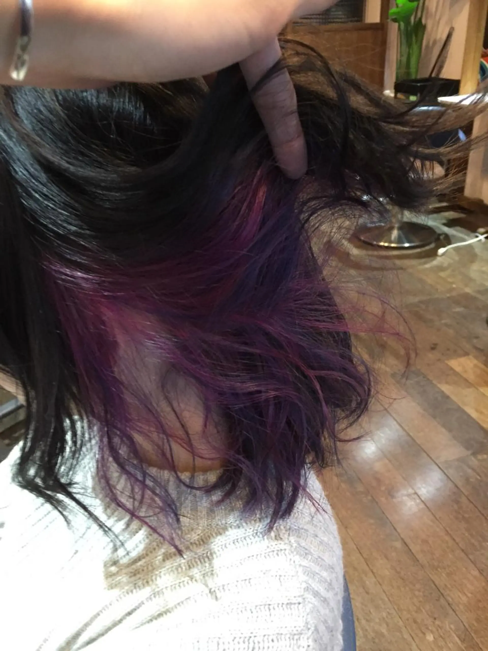 ミディアム カラー ブルーカラー ブルーラベンダー ラベンダーカラー パープルカラー 原宿サロン代表 デザインカラー伊藤卓のヘアスタイル