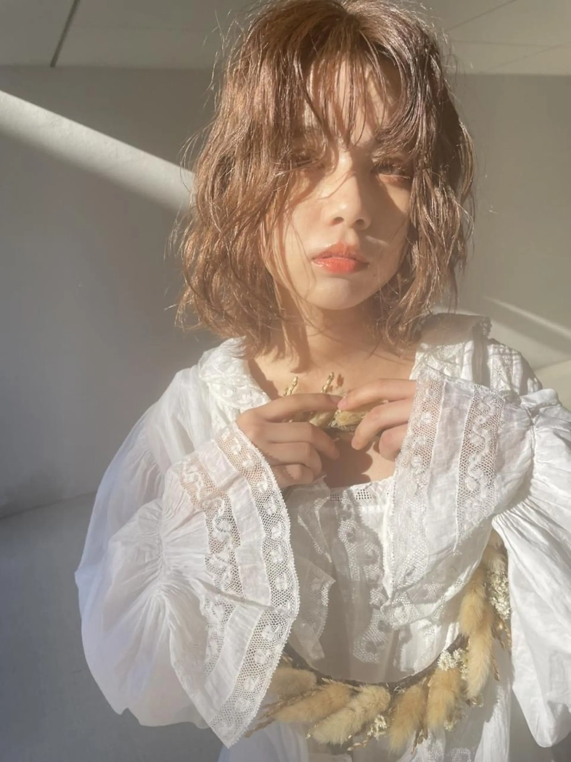 ミディアム カラー ショートカット 💙hiyoriのヘアスタイル