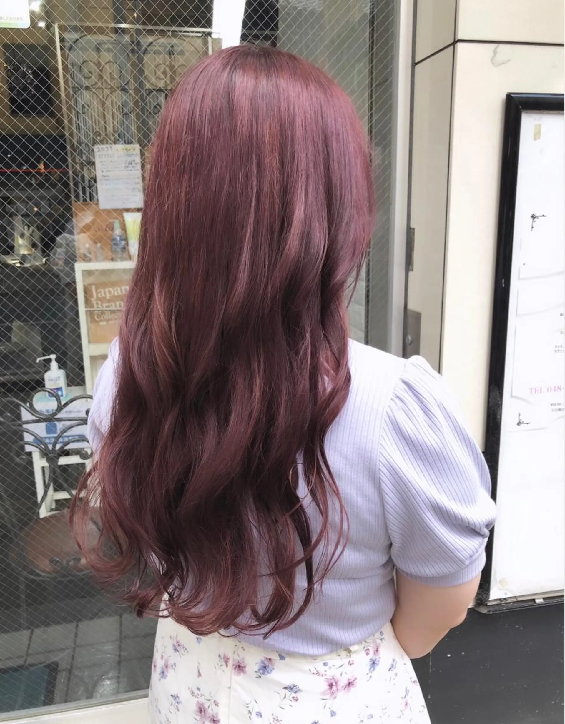 ロング カラー ブリーチ ラベンダーカラー ピンクカラー ピンクラベンダー 韓国ヘア ♡tomimaのヘアスタイル