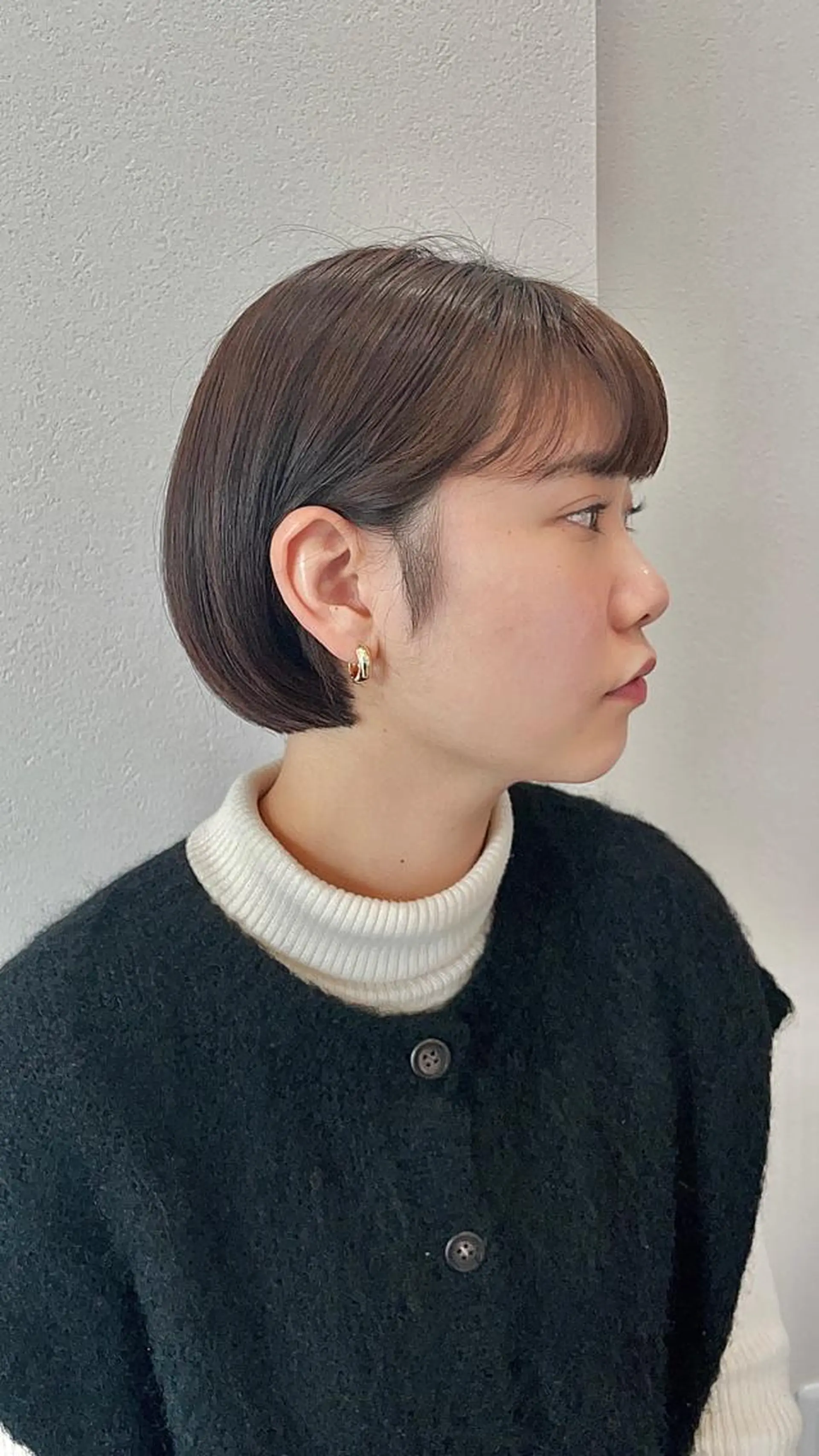 ショート ボブ カット ヘアカラー トリートメント ボブ/髪質改善/ soiナカジママドリのヘアスタイル