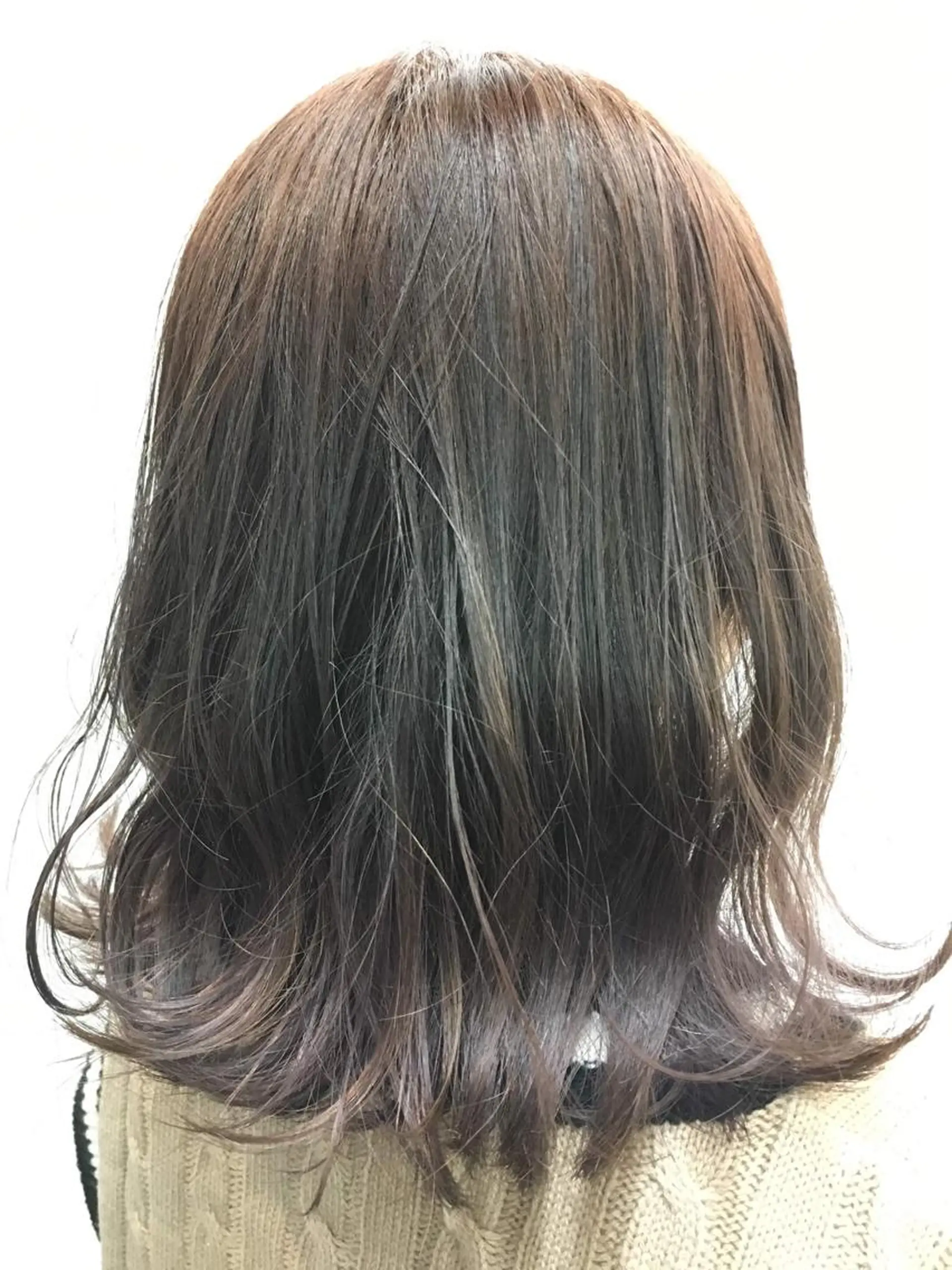 セミロング カラー デジタルパーマ💫/ 似合わせカット✂️のヘアスタイル