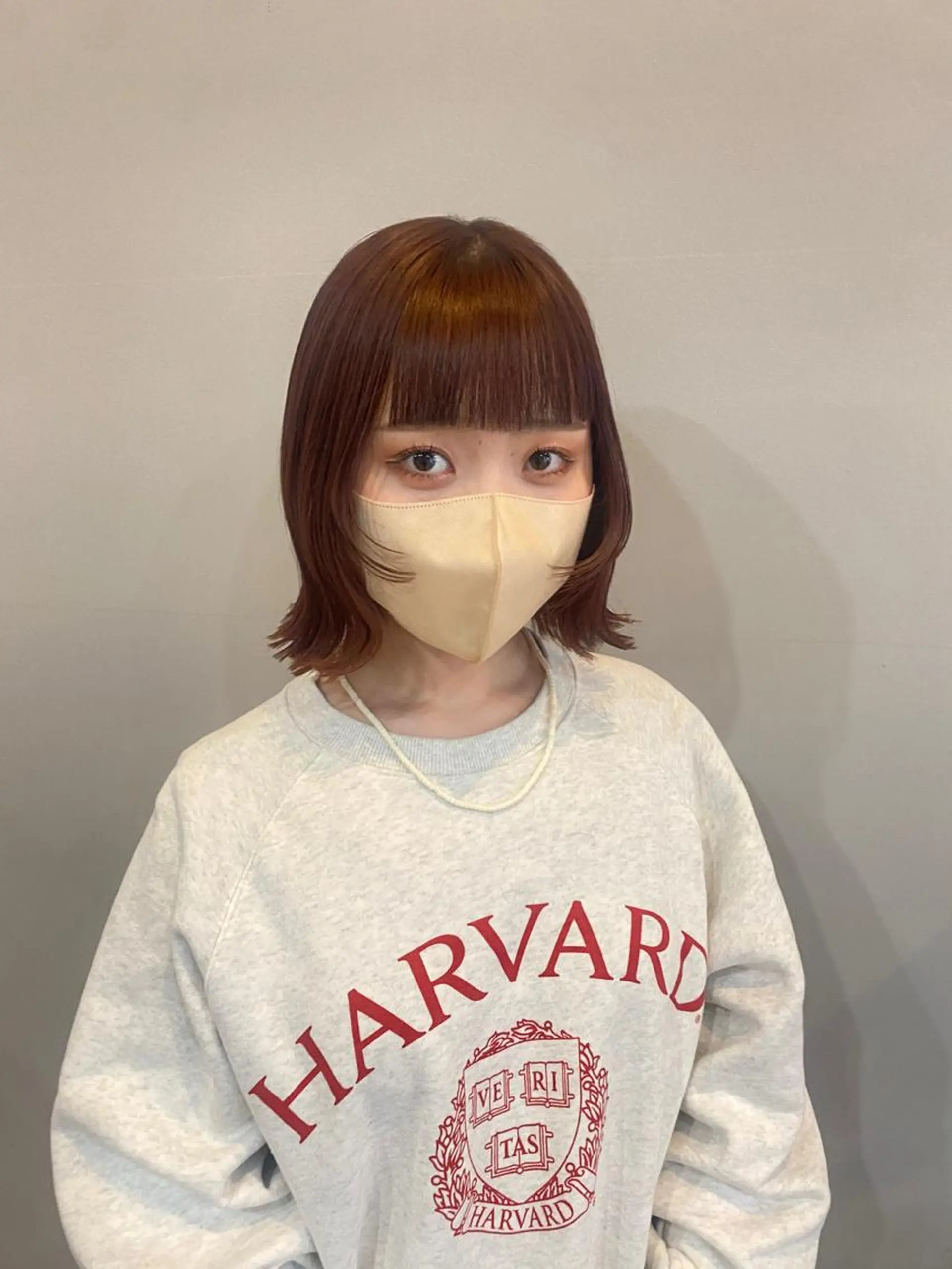 ショート カラー ボブ カット ヘアカラー shiga mariaのヘアスタイル