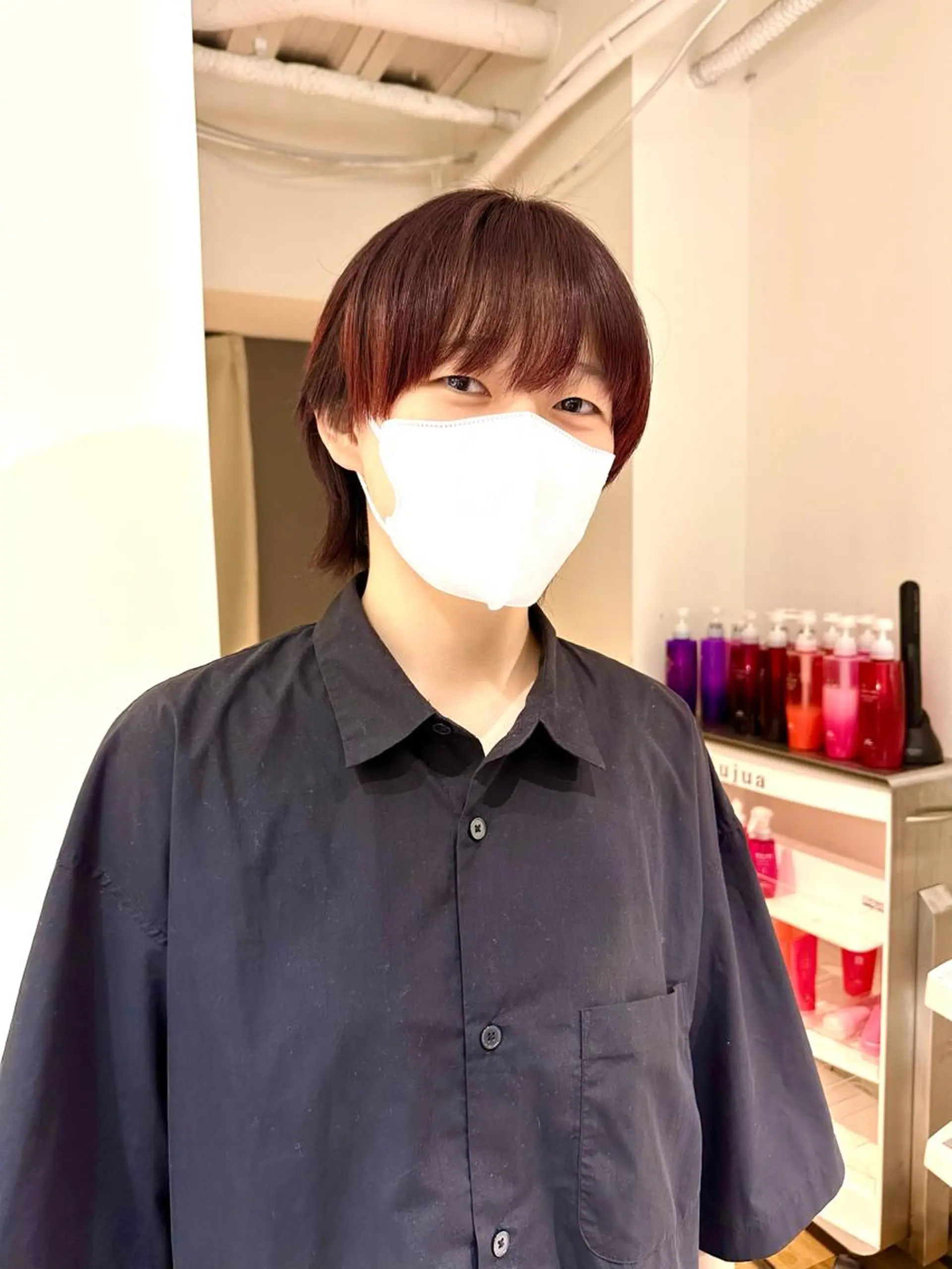 ショート カラー ヘアカラー Maria 梅田/デザインカラーのヘアスタイル