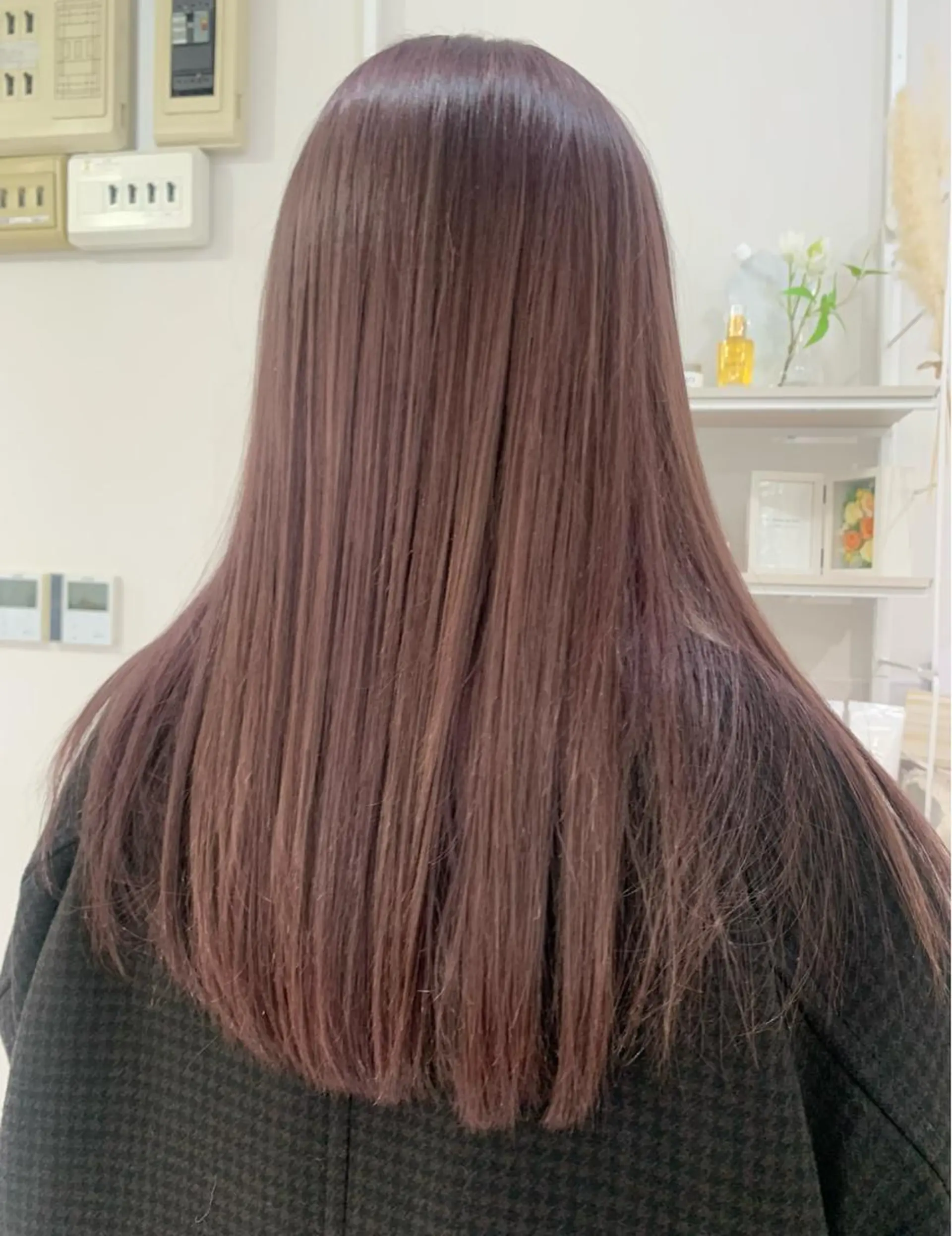 ロング カラー ヘアカラー トリートメント ツヤカラー🤍 ARISAのヘアスタイル