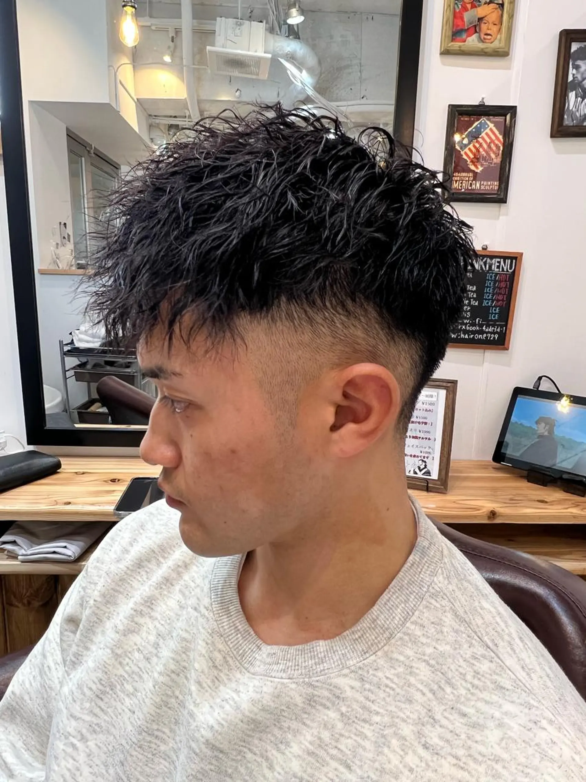 ショート パーマ パーマ Naya Takumaのヘアスタイル