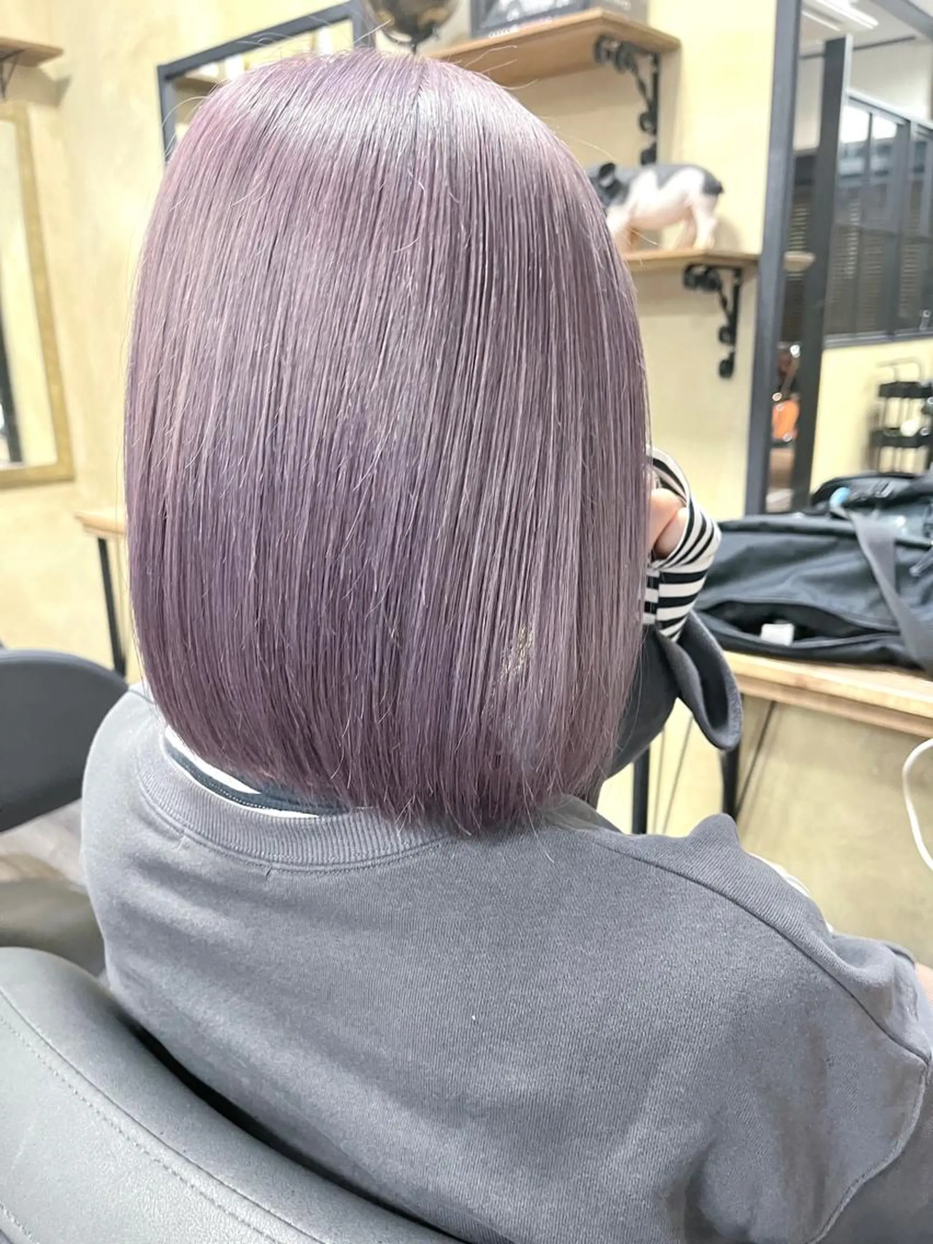 ミディアム カラー ヘアアレンジ ブリーチ トリートメント トリートメント 🤍清楚系 韓国レイヤー🤍拓朗のヘアスタイル