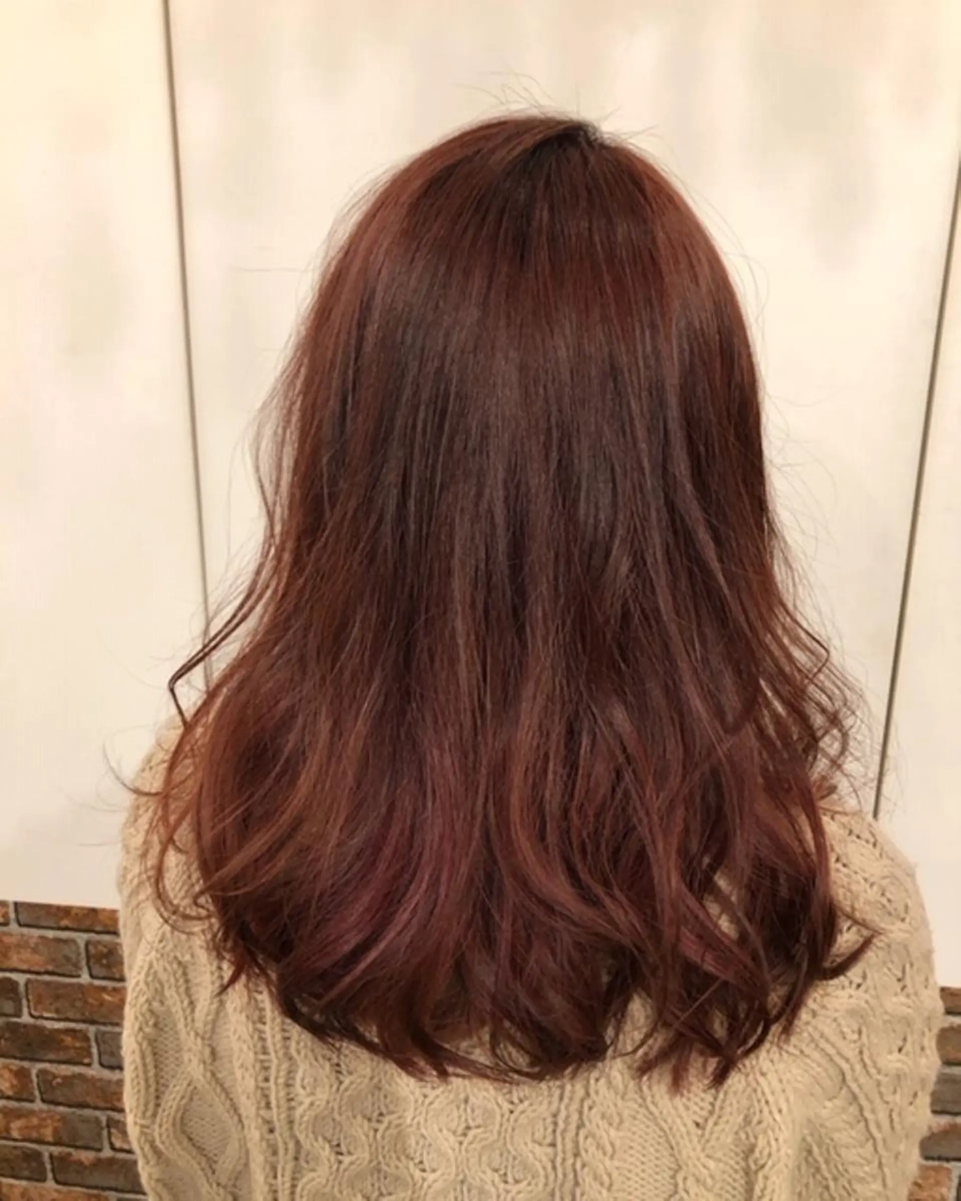 セミロング カラー ブリーチ ケアブリーチ 透明感カラー ピンクカラー 🟦西荻窪メンズ特化 美容師🟦Yu-Jiのヘアスタイル