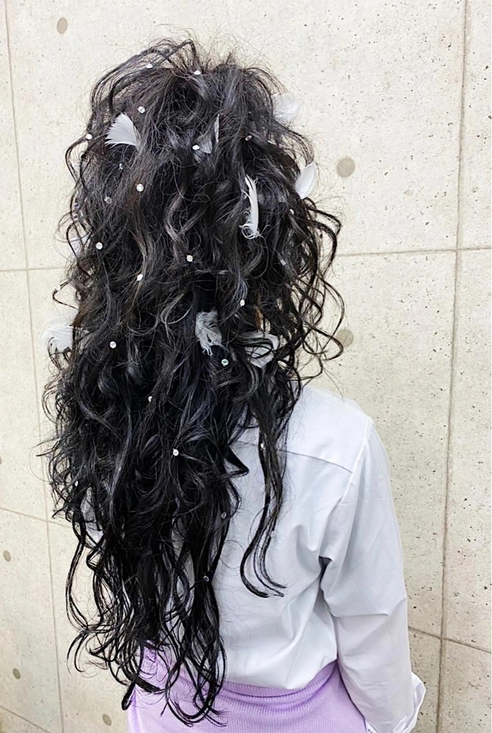 ロング 卒業式のヘアスタイル 京都最安価エクステ muuka🦋のヘアスタイル