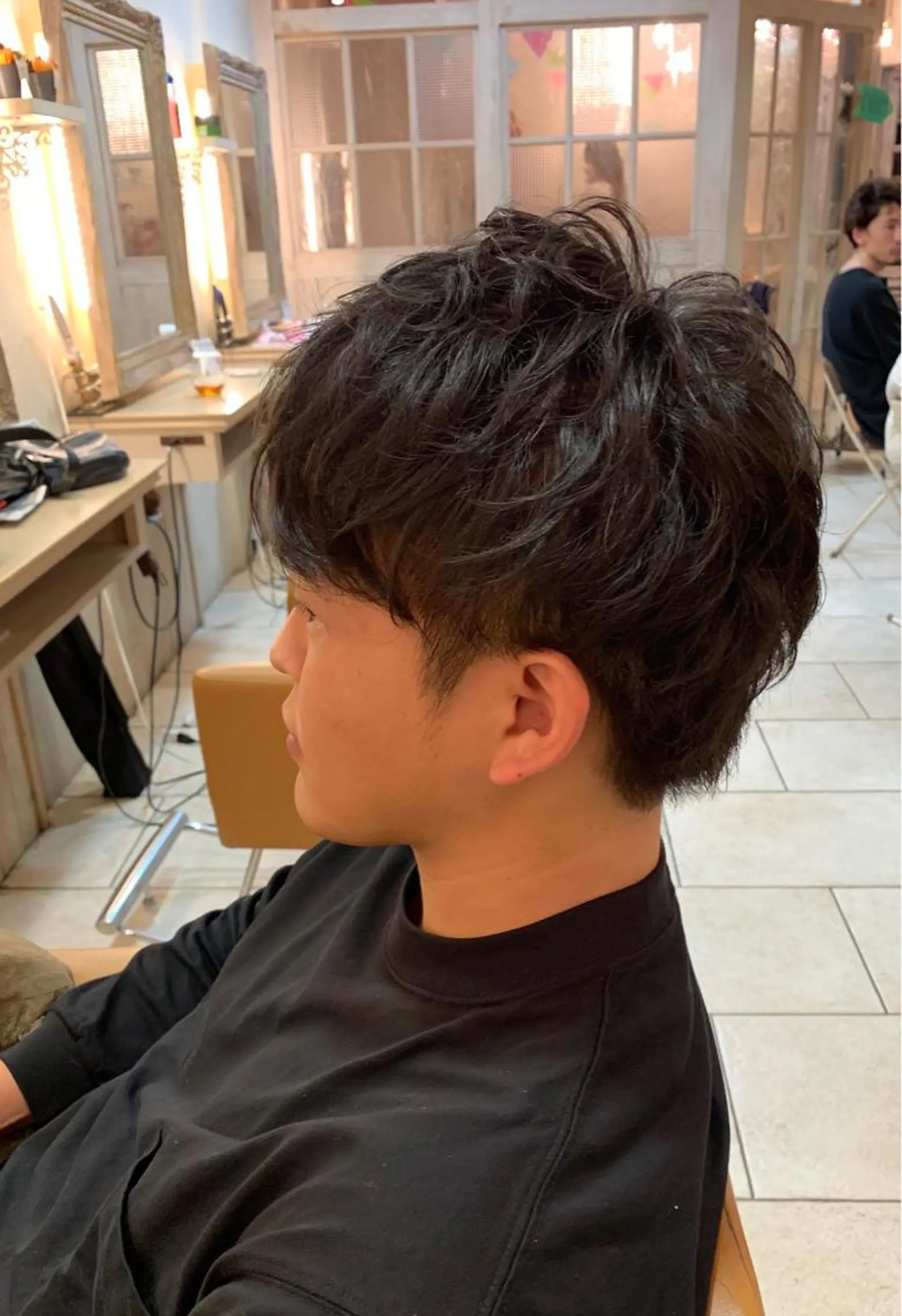 パーマ メンズ メンズパーマ 森 早希絵のヘアスタイル