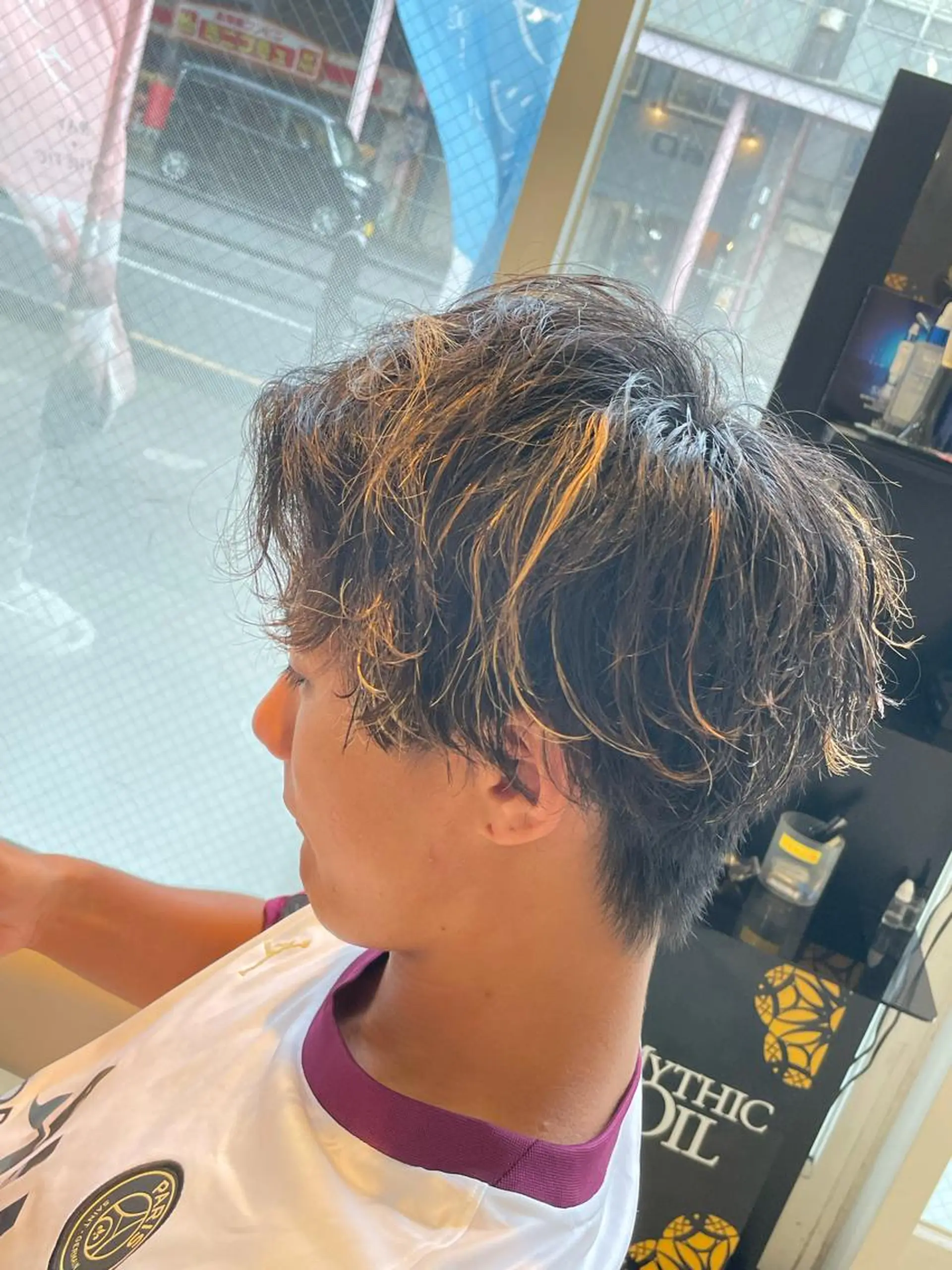 メンズ メンズパーマ カット パーマ トリートメント 本田 卓也のヘアスタイル