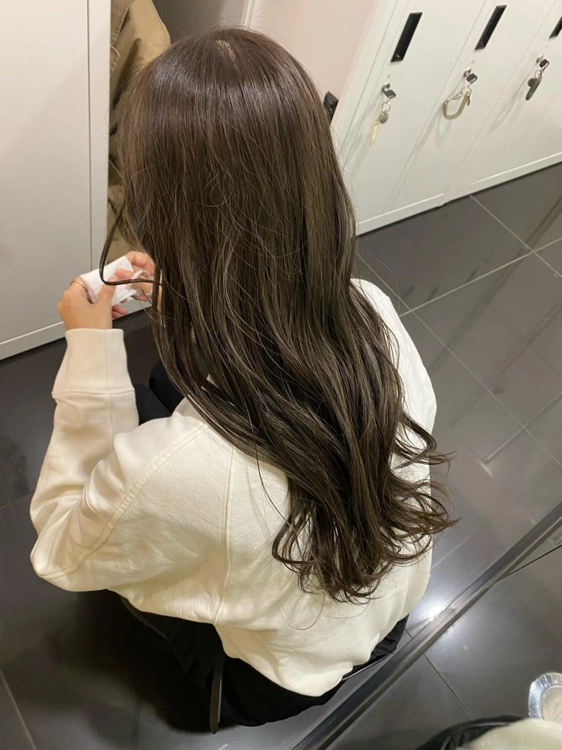 ロング カラー ブリーチカラー/ベー ジュ/Hono🦖のヘアスタイル