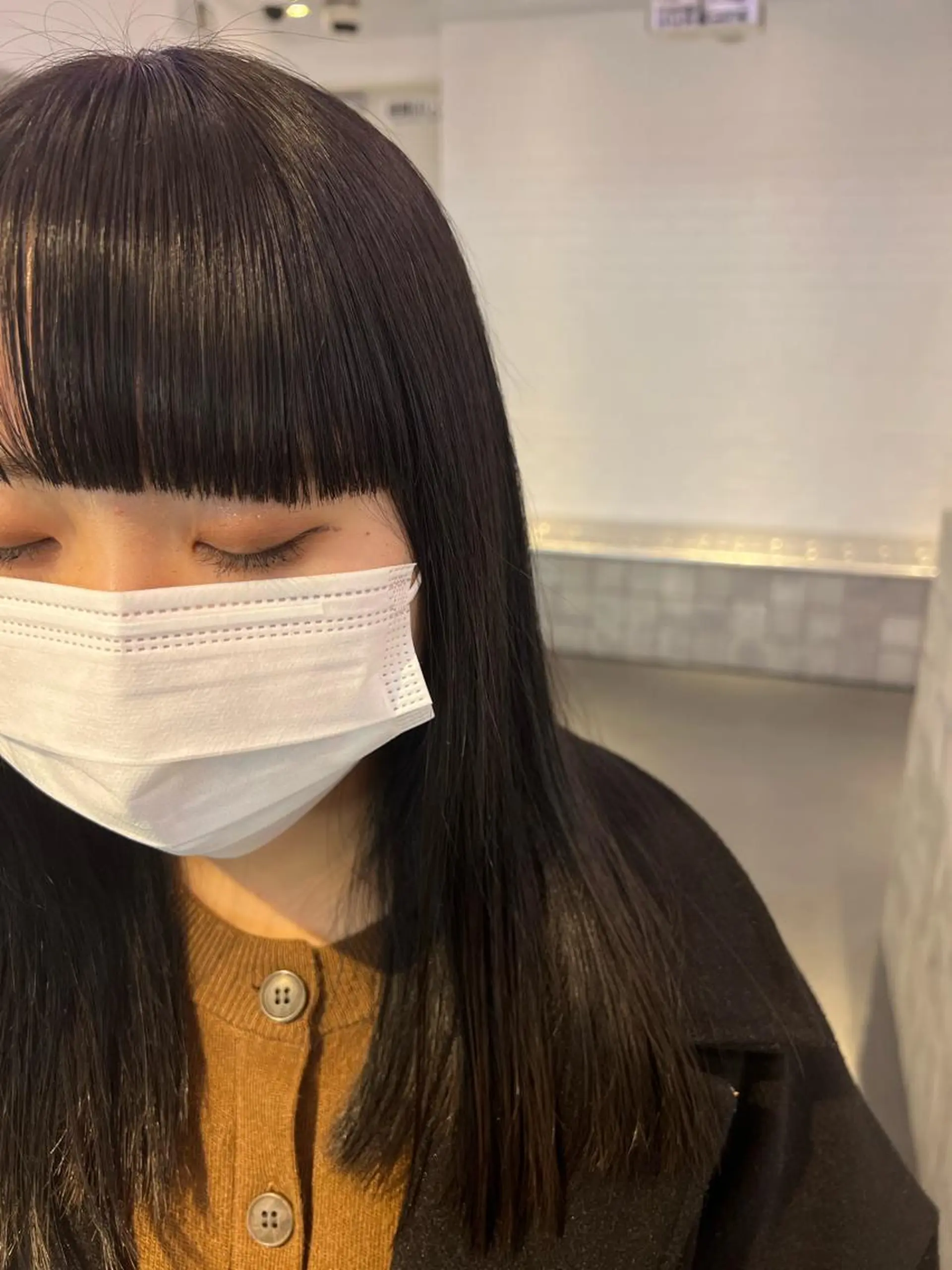 セミロング カット ヘアカラー トリートメント 🌿大内雅斗 🌿韓国ヘアのヘアスタイル