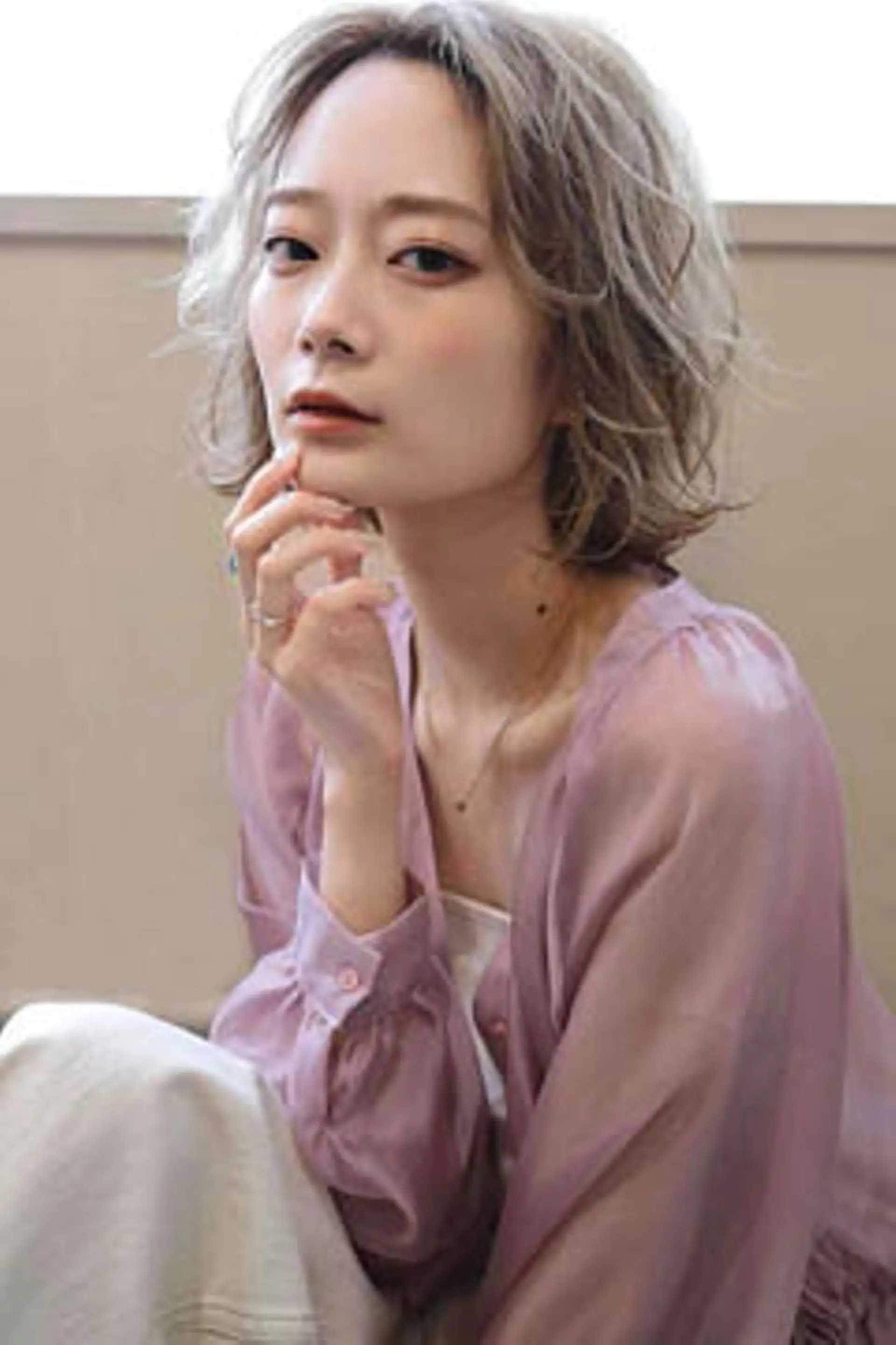 ミディアム カラー ヘアカラー 髪質改善shoma mikiのヘアスタイル