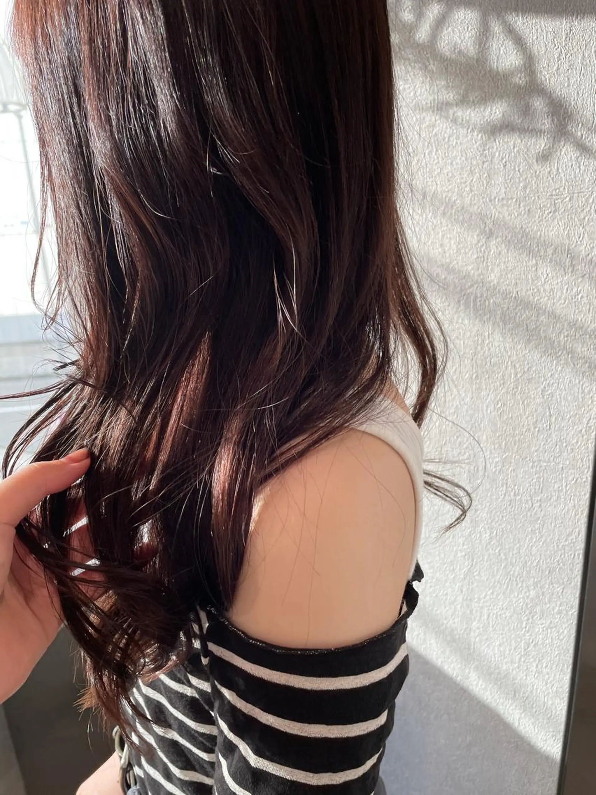 ロング カラー ブラウンカラー ピンクカラー ピンクブラウン ヘアカラー ナチュラル透明感🌱 小山美樹子のヘアスタイル