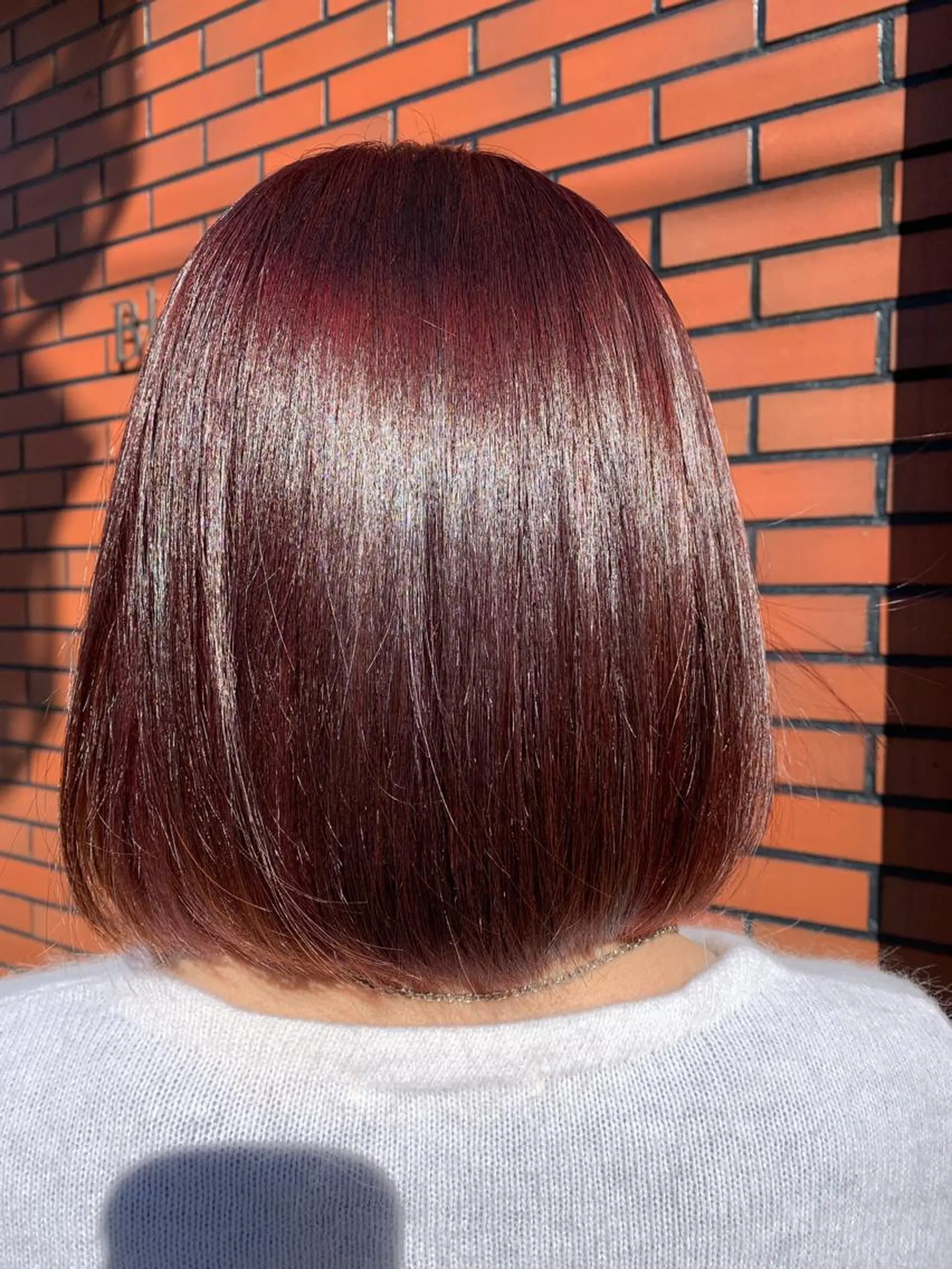 ミディアム カラー ヘアアレンジ メンズ キッズ メンズブリーチ ブリーチ ブリーチなしカラー レッドカラー カット ヘアカラー トリートメント newi saLyu 片岡ふきのヘアスタイル