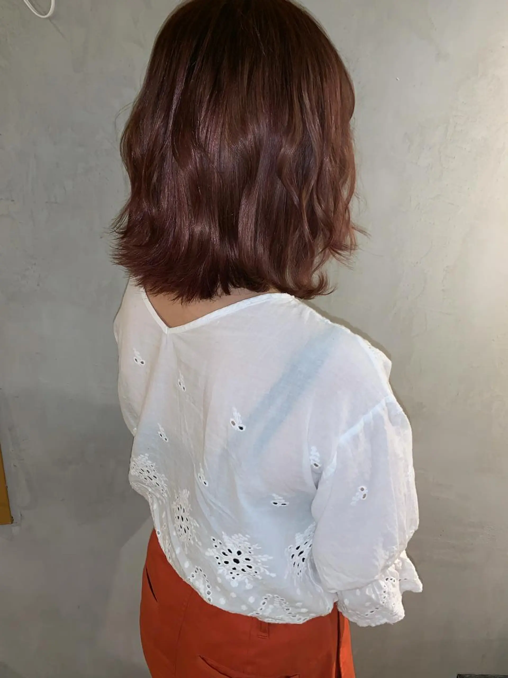 ミディアム カラー レイヤーカット/髪質 改善/矯正🤍吉田のヘアスタイル