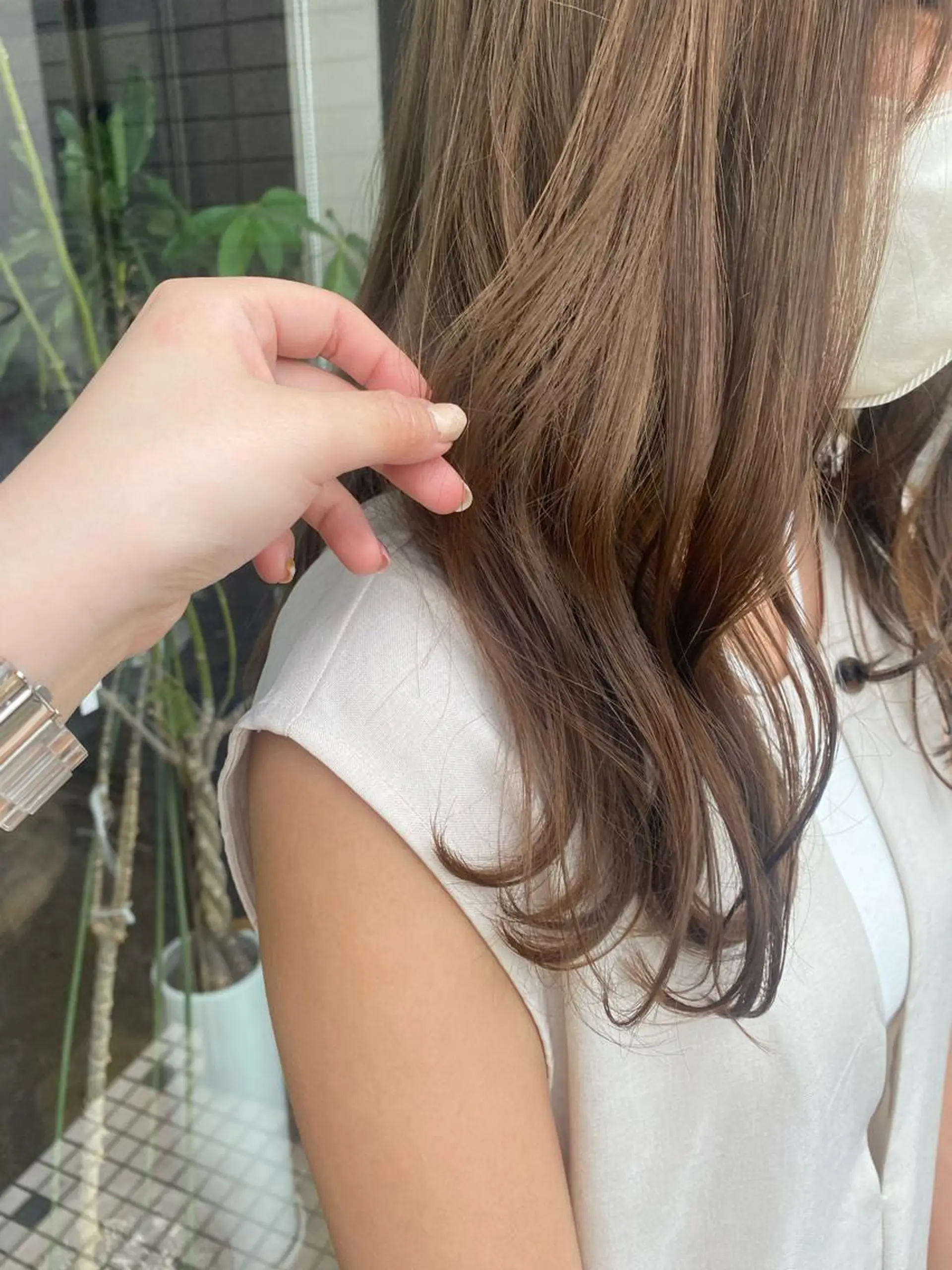 セミロング 立野 希沙のヘアスタイル