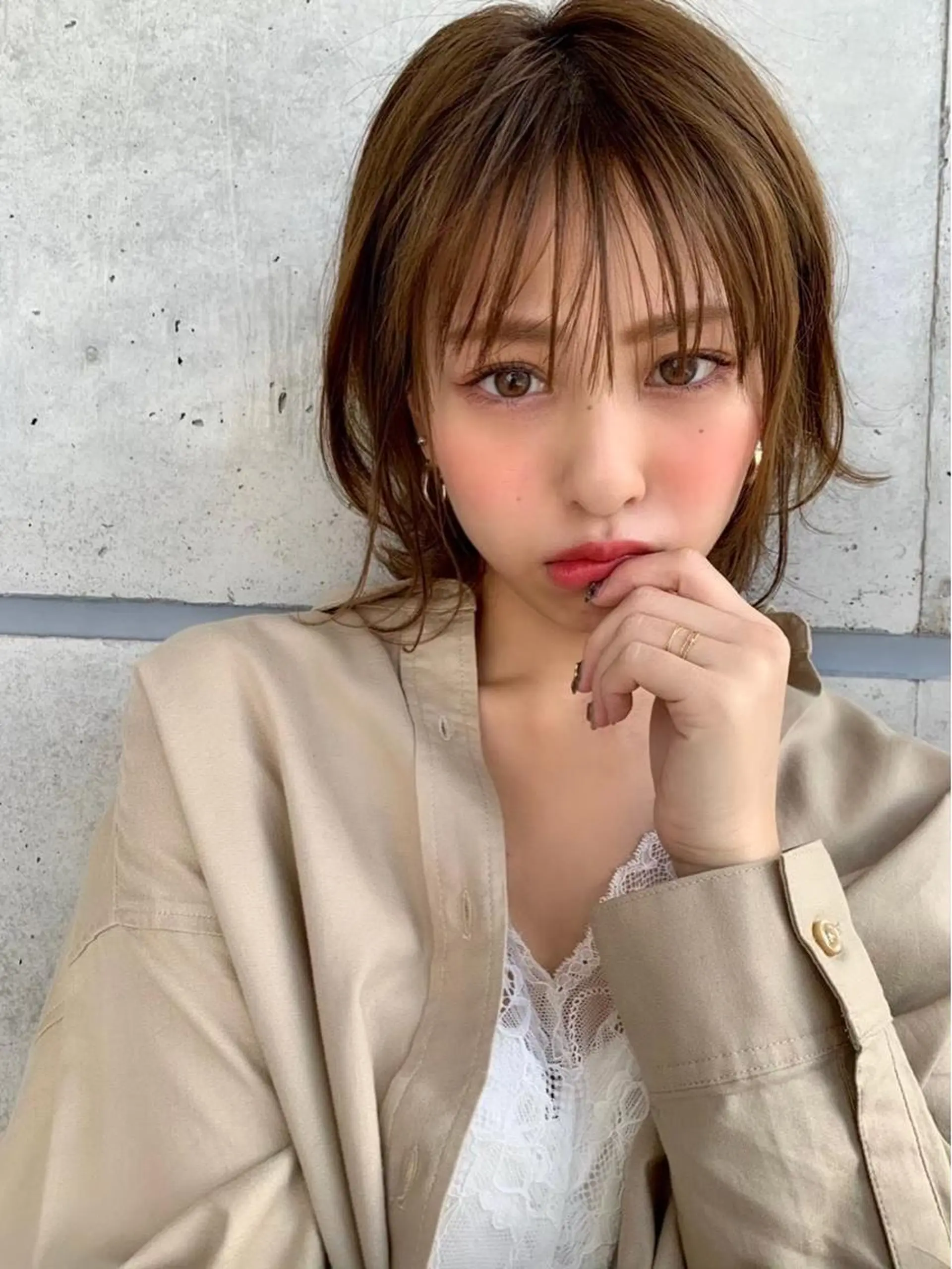 ショート 🪞韓国🤍大人っぽ 艶髪🤍FRUITSのヘアスタイル