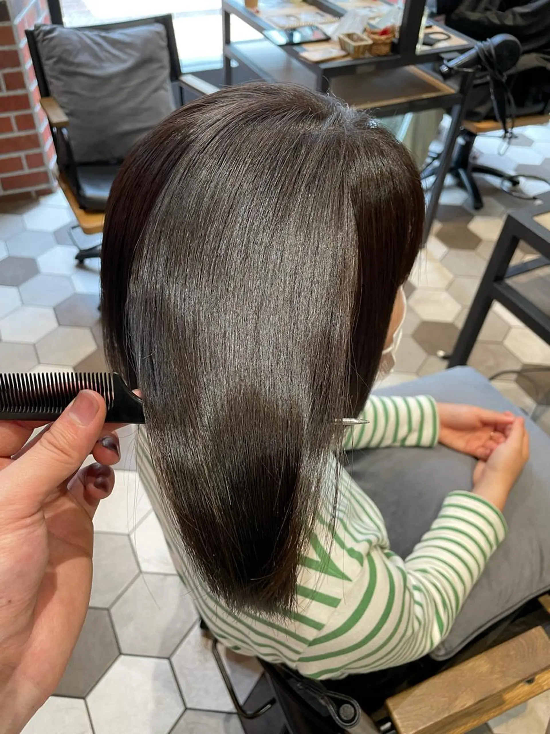 ショート 髪質改善、縮毛矯正 酸性縮毛矯正のヘアスタイル