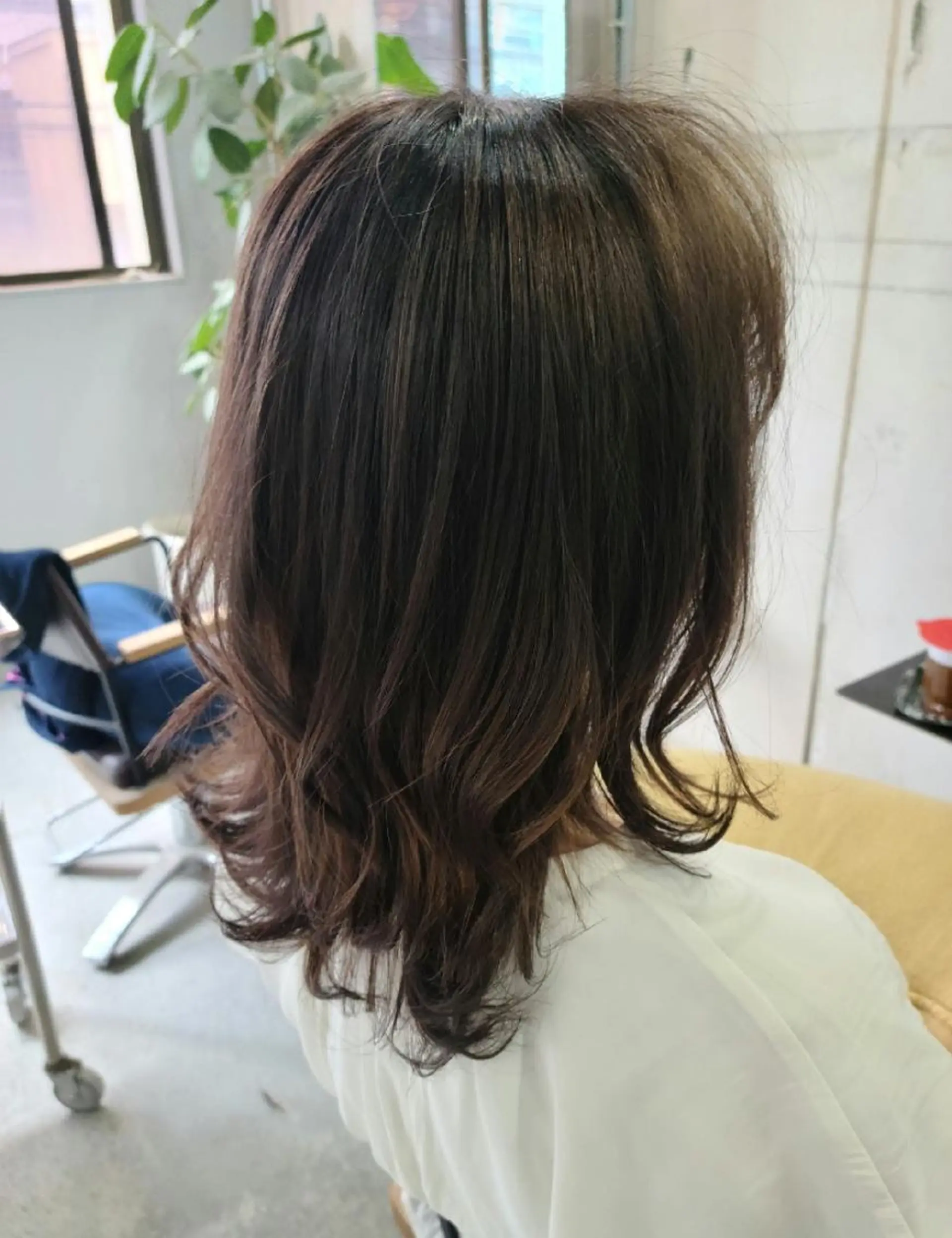 ミディアム カラー ヘアアレンジ ベージュカラー ブリーチ グレージュ レイヤーカット カット ヘアカラー トリートメント terra✂️川嶋 大輔のヘアスタイル