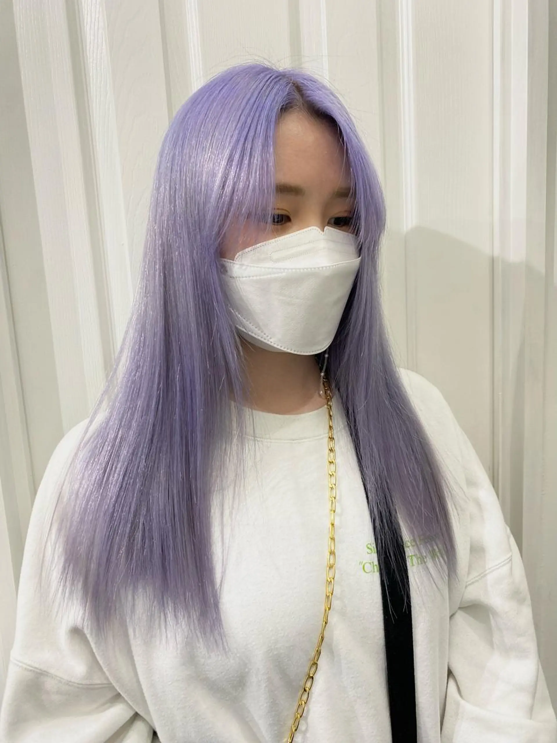 セミロング カラー ヘアカラー トリートメント ヘッドスパ ヘアセット kai .のヘアスタイル