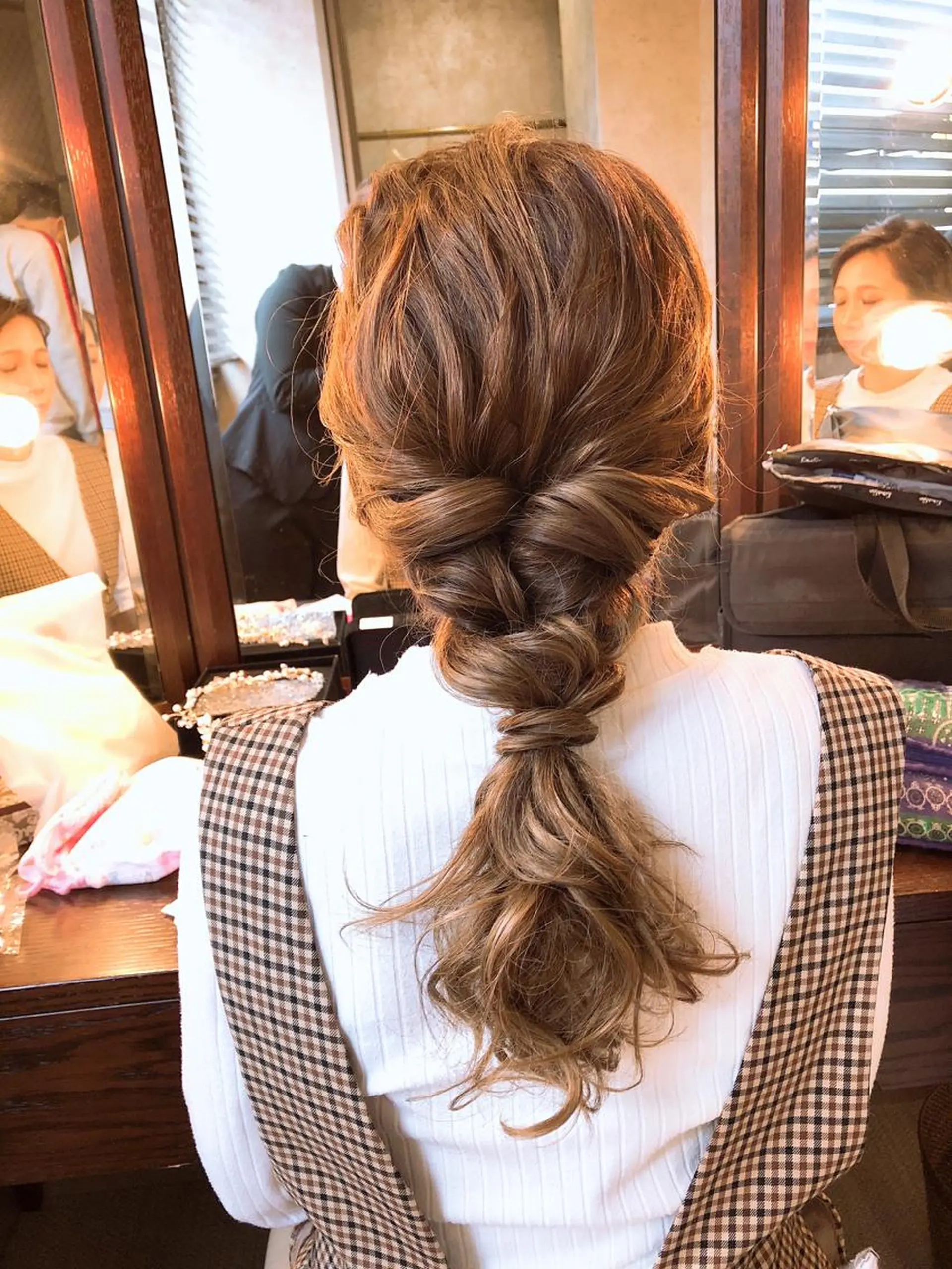 ロング ヘアアレンジ 糸賀 史織のマツエク・マツパデザイン