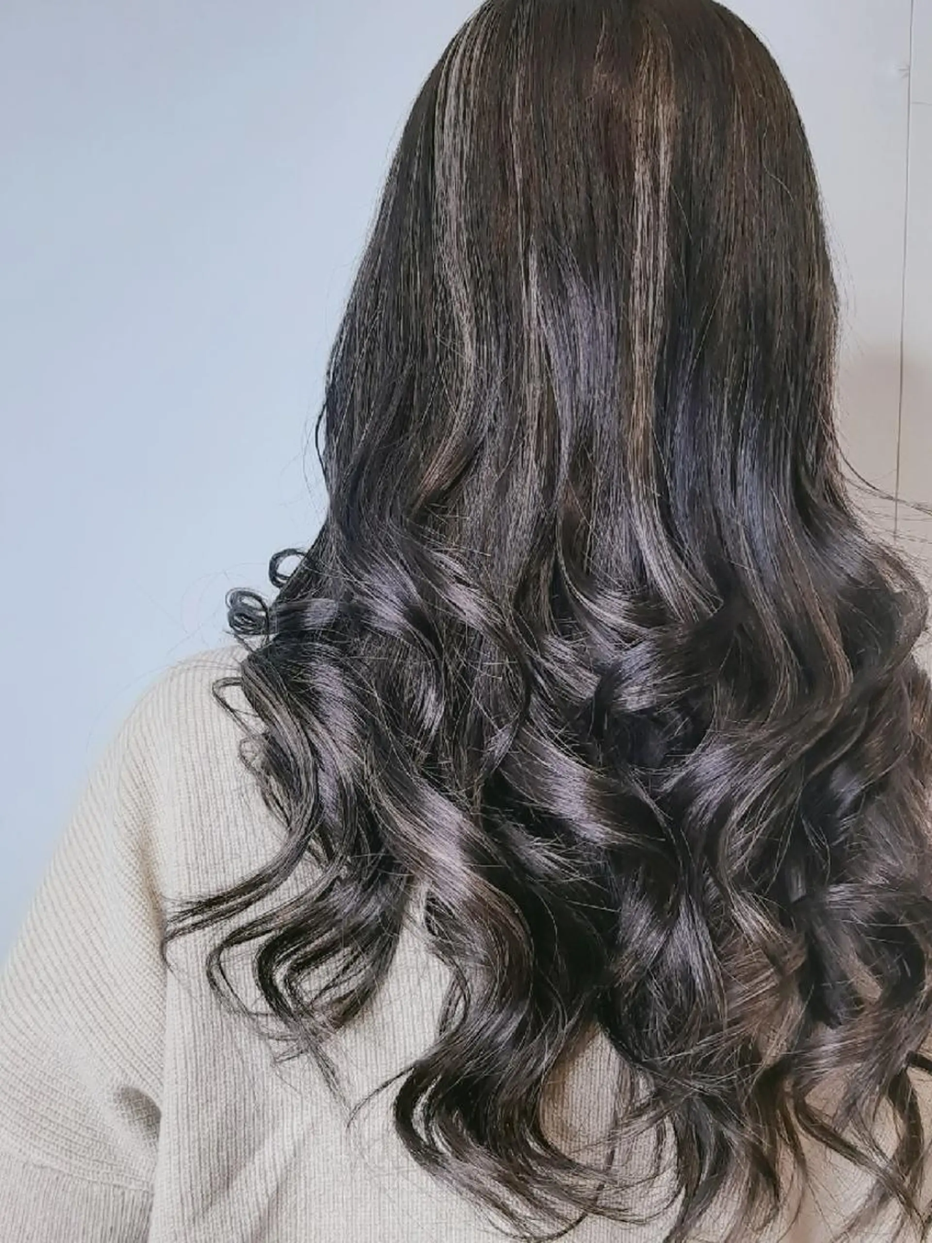 ロング ハイライト はらだ ともこ☺︎のヘアスタイル