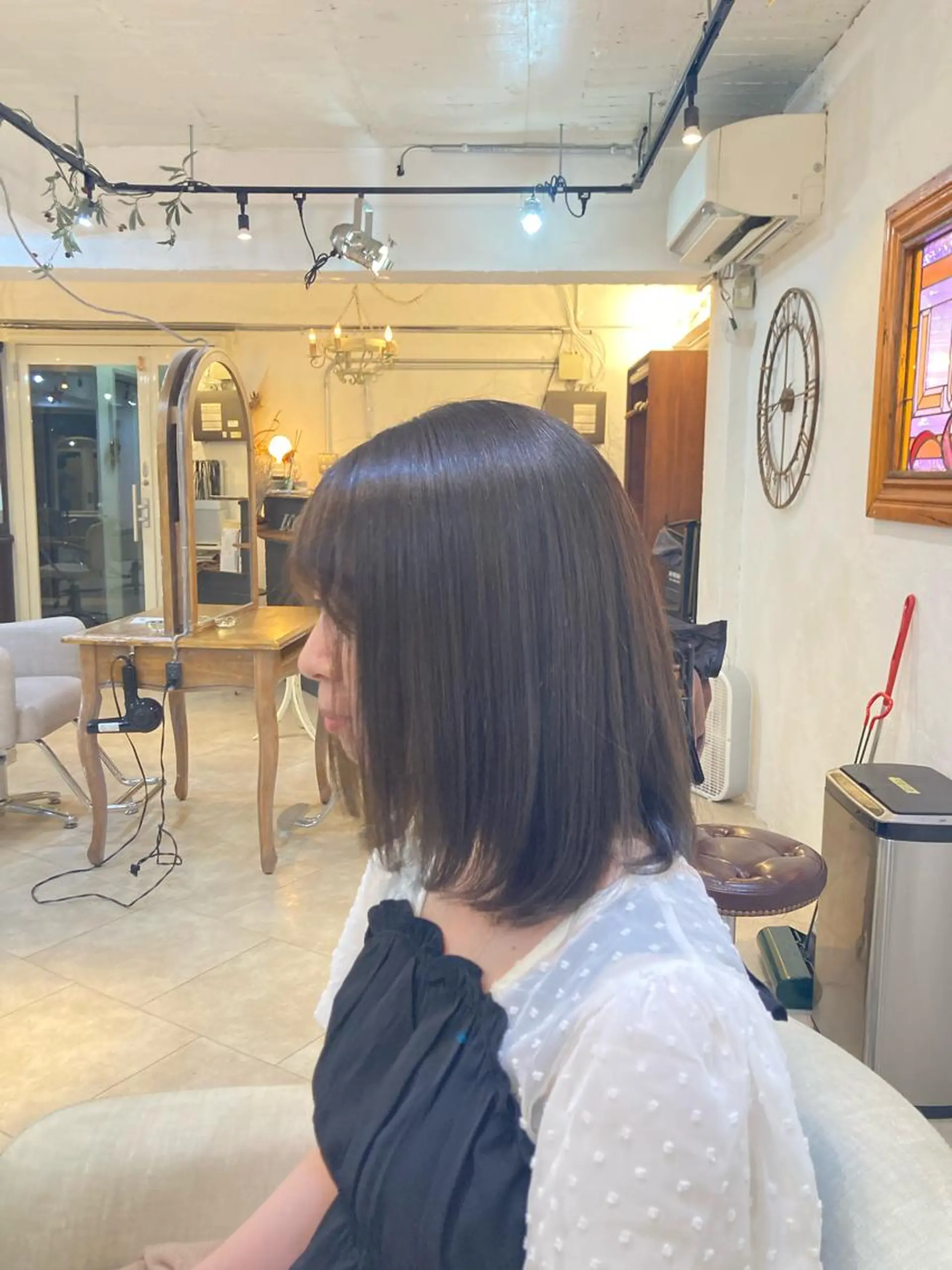 ミディアム カラー スパイキー/ ピンパーマ/緑川雄也のヘアスタイル