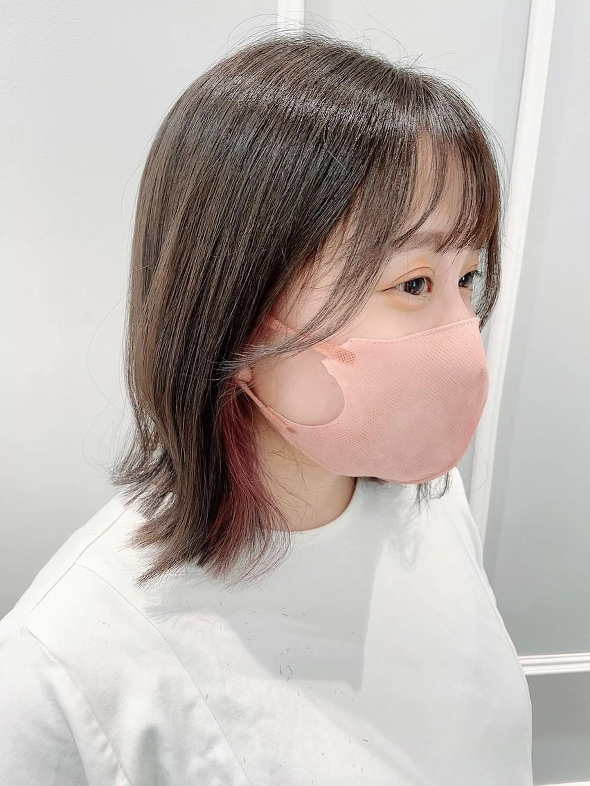 ショート カラー イヤリングカラー ピンクカラー カット ヘアカラー トリートメント 🦖鶴岡香純🦖 5/1から復帰しますのヘアスタイル