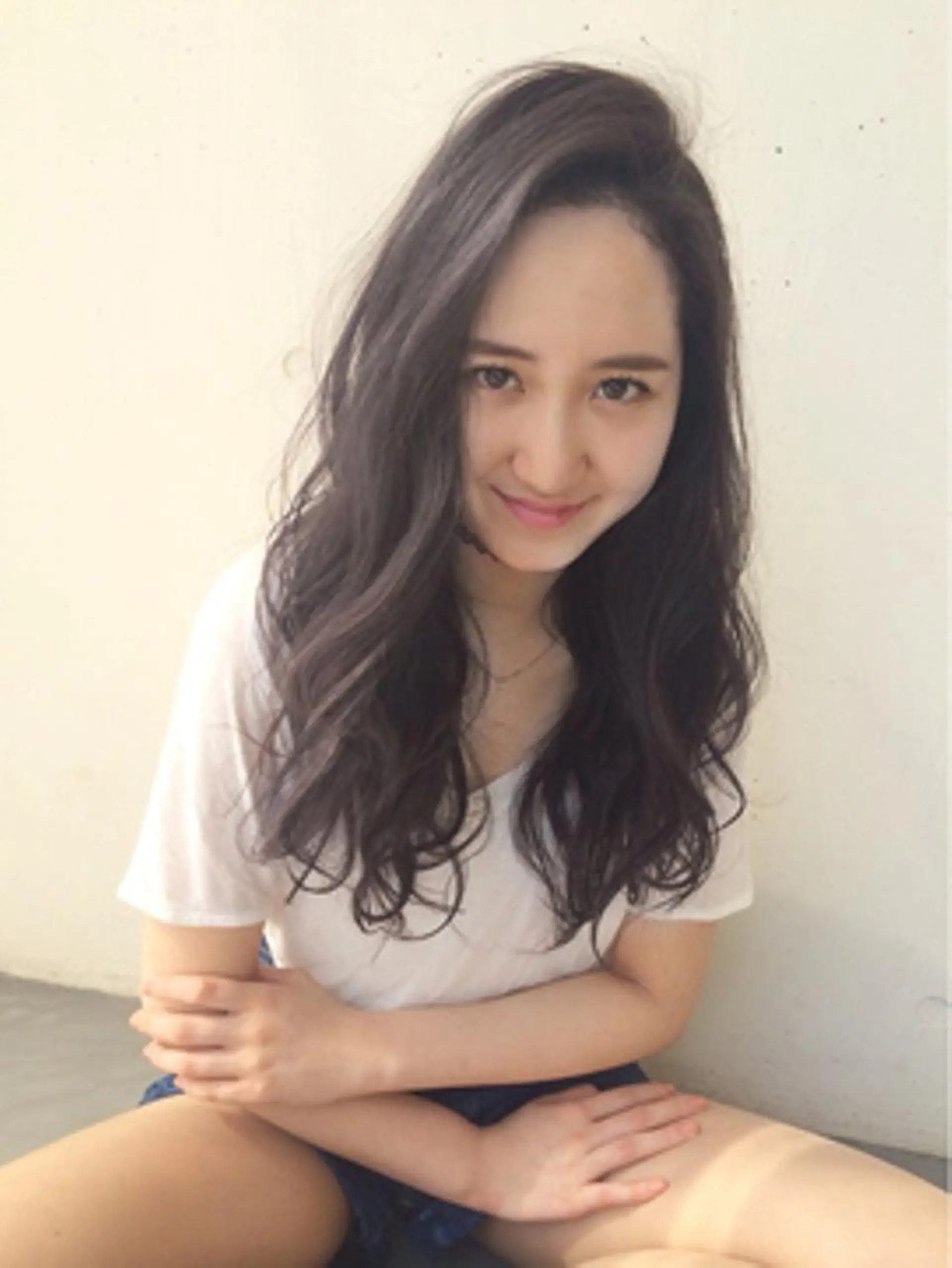 ロング カラー 遠藤 眞実のヘアスタイル