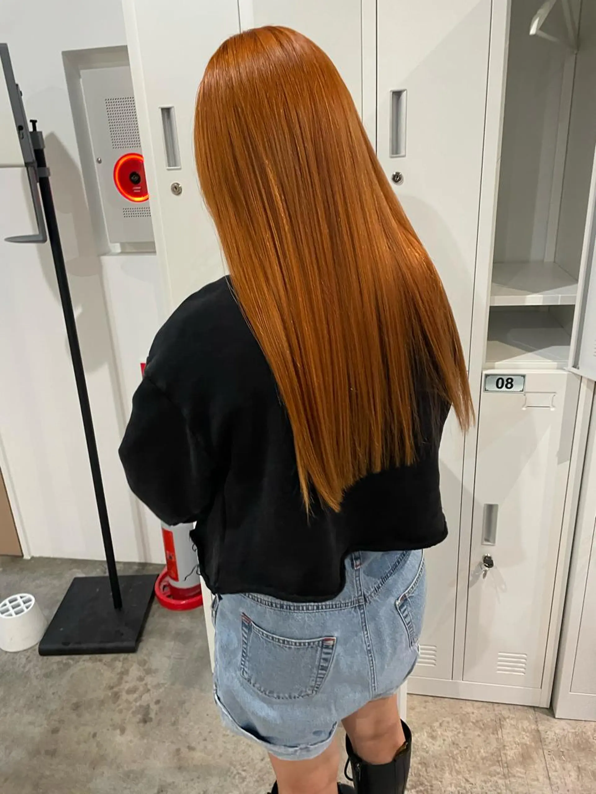 ロング カラー ベージュカラー ブリーチ ケアブリーチ オレンジ オレンジベージュ カット ヘアカラー トリートメント 中目黒🌼 🌼ハナのヘアスタイル