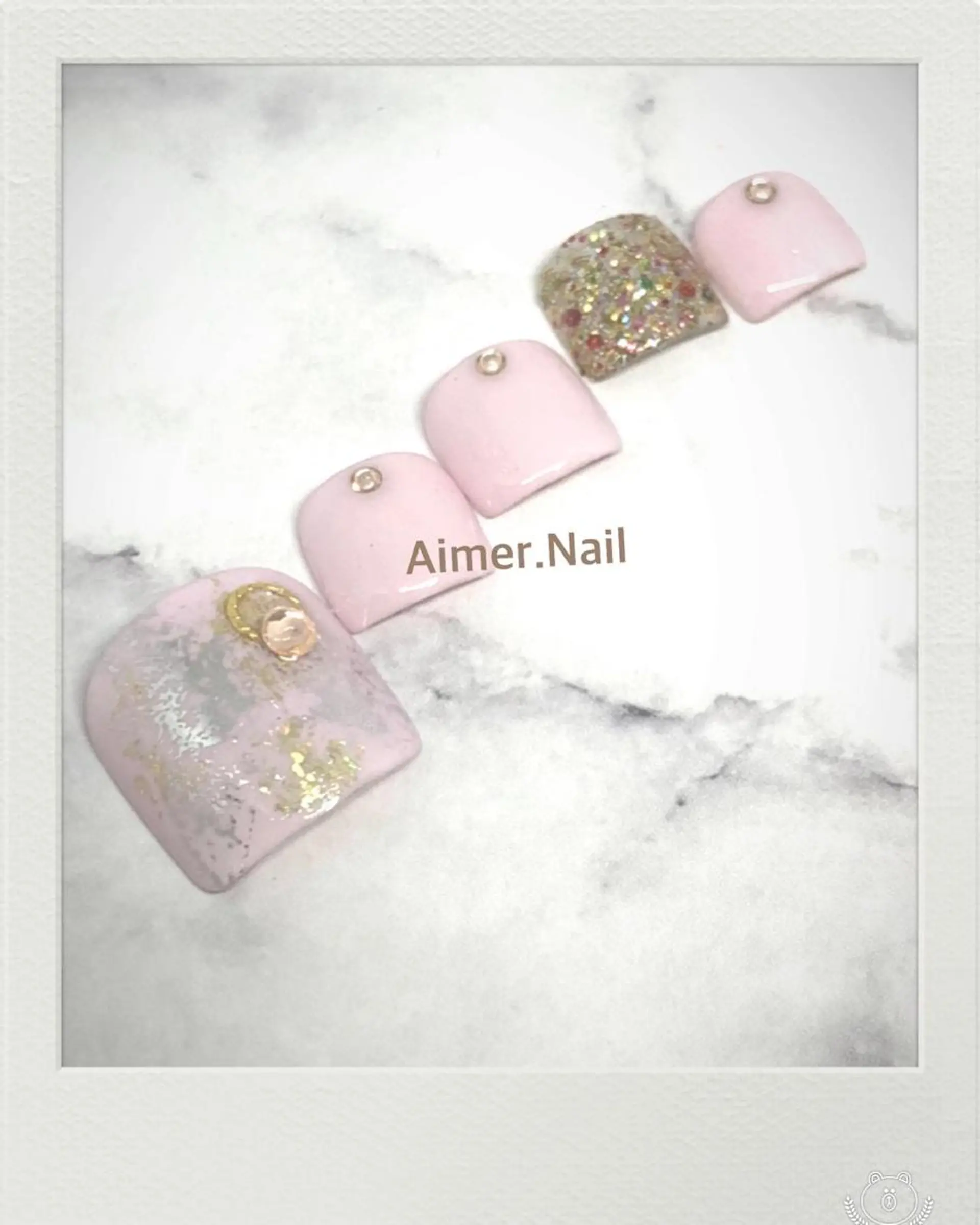 ネイル フットネイル フットネイル Aimer. Nailのネイルデザイン