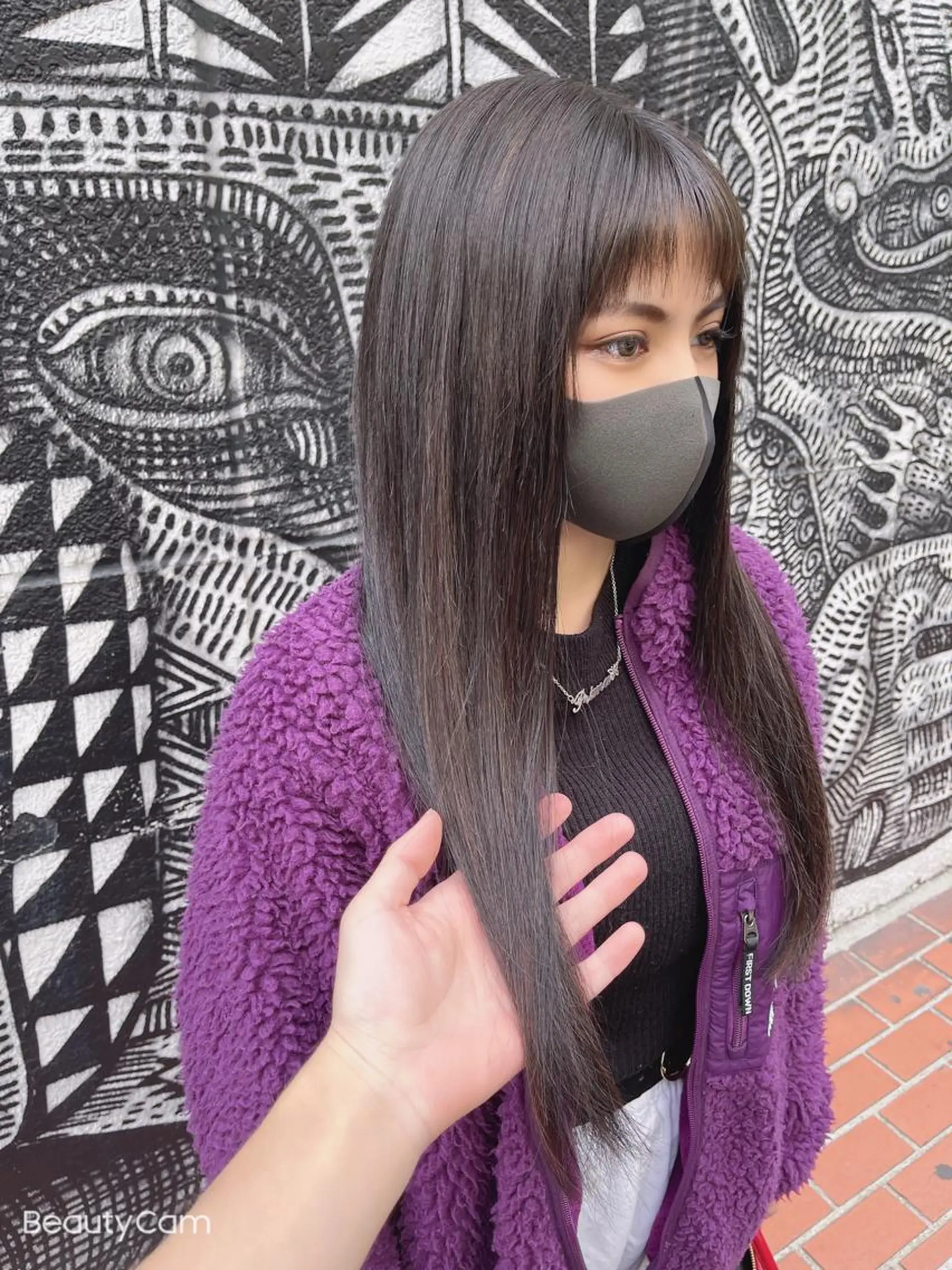 ロング カラー ヘアアレンジ 編み込みエクステ シールエクステ エクステ 🌈派手髪エクステ ブレイズ🌈ひろとのヘアスタイル