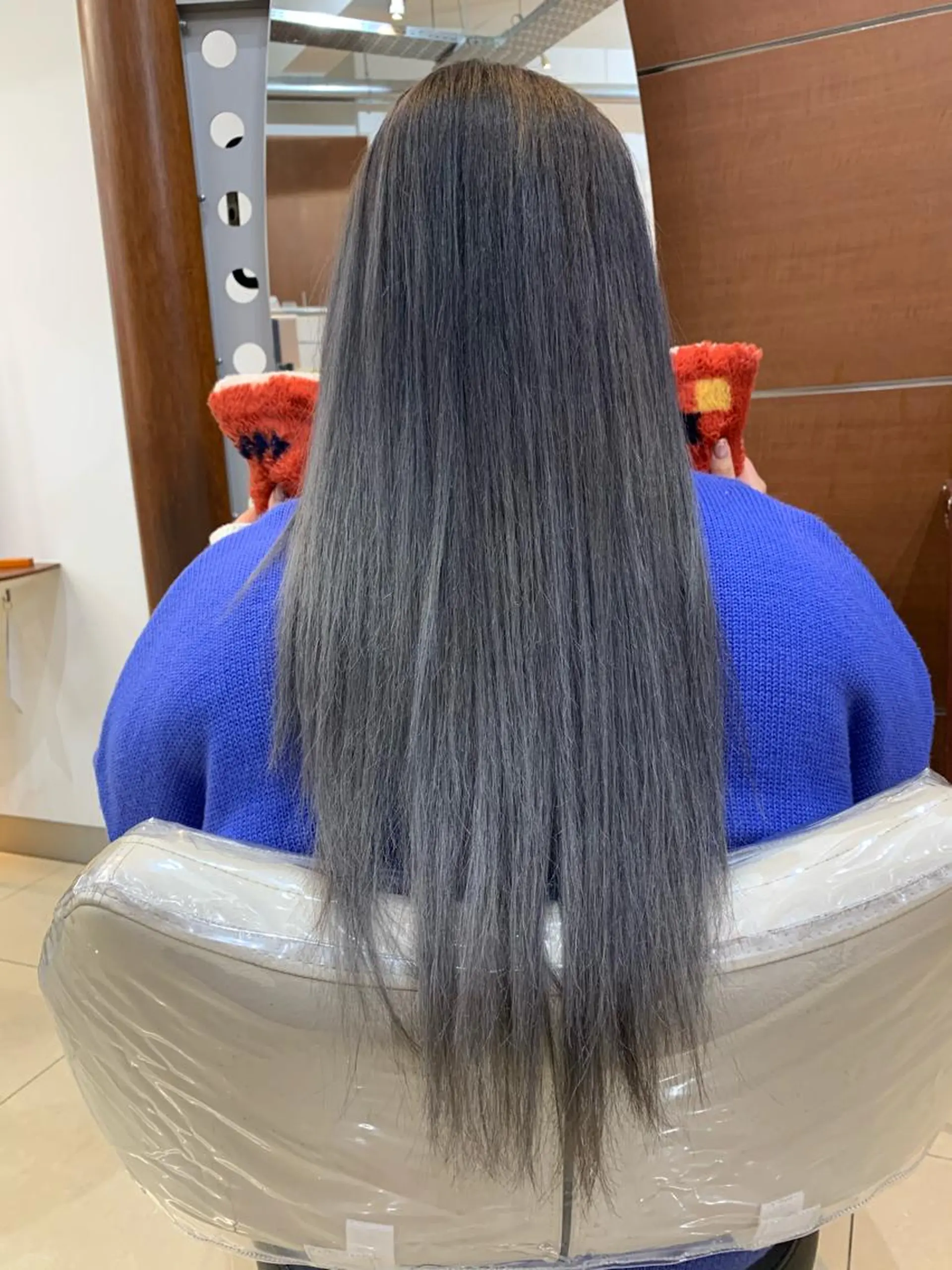 ロング カラー 縮毛矯正/髪質改善 /韓国風　山川春輝のヘアスタイル