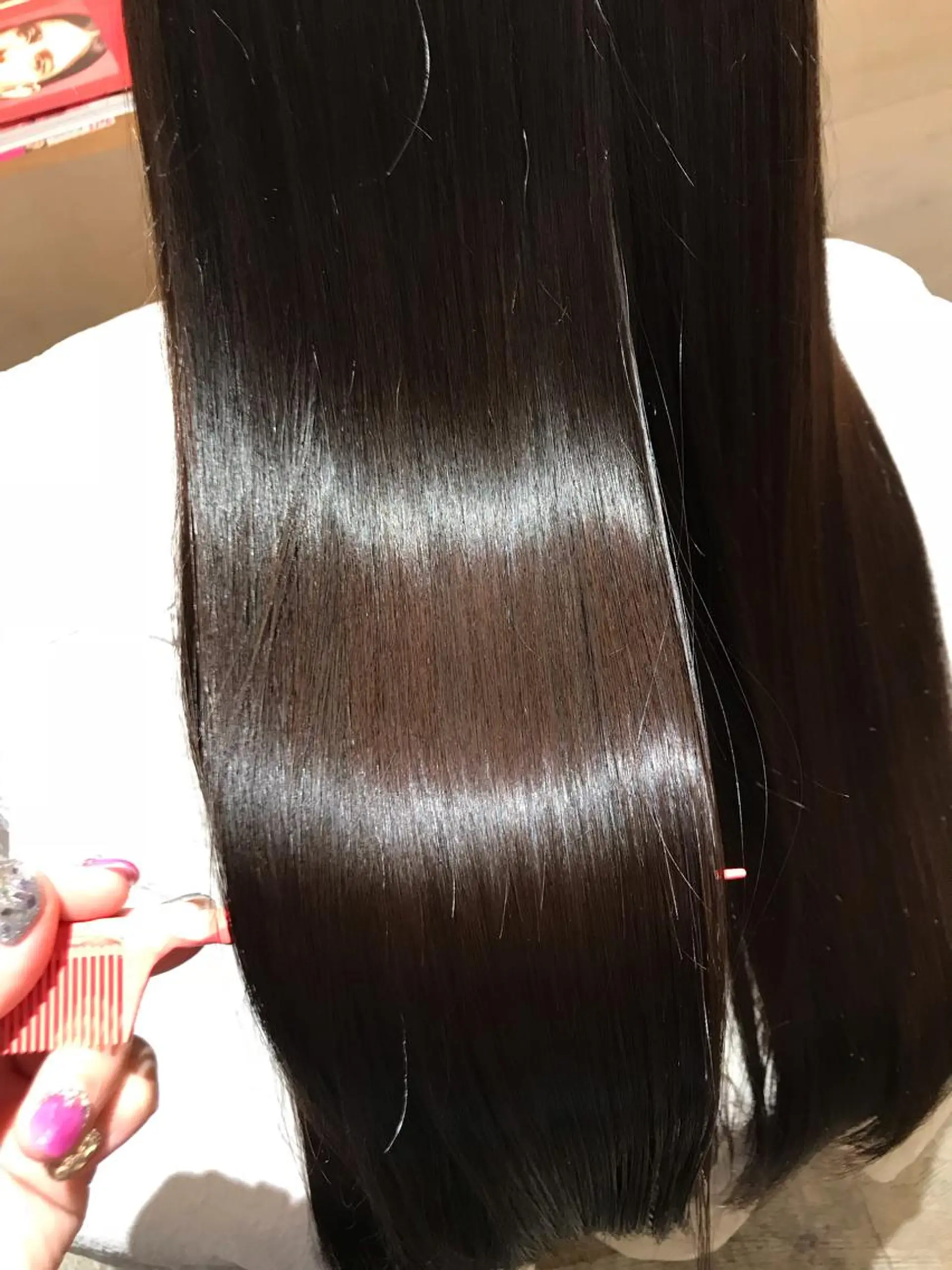 ロング 髪質改善×矯正🫧 韓国ヘアasamiのヘアスタイル