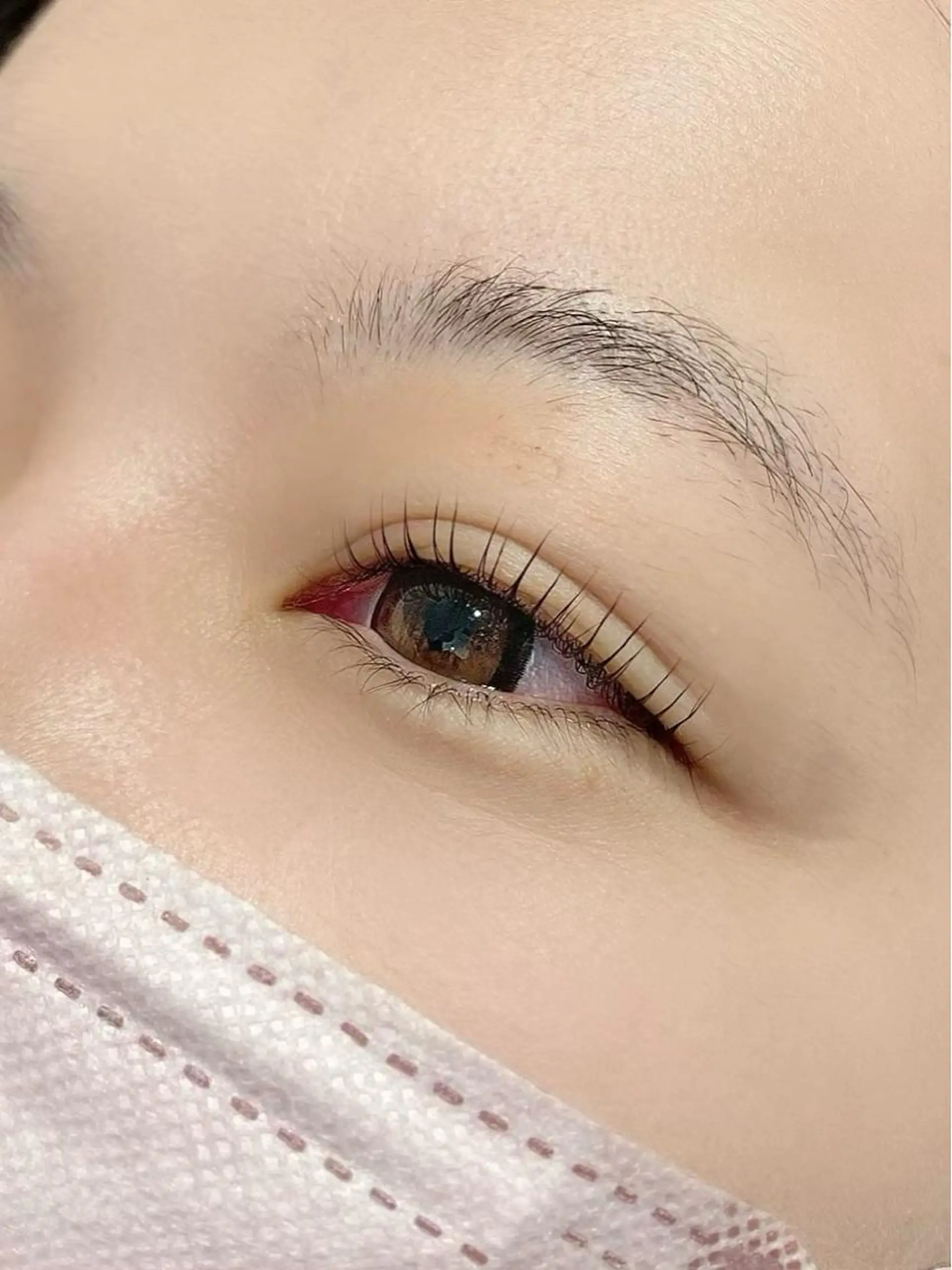 マツエク・マツパ パリジェンヌラッシュリフト マツパ 秋山 梨香のマツエク・マツパデザイン