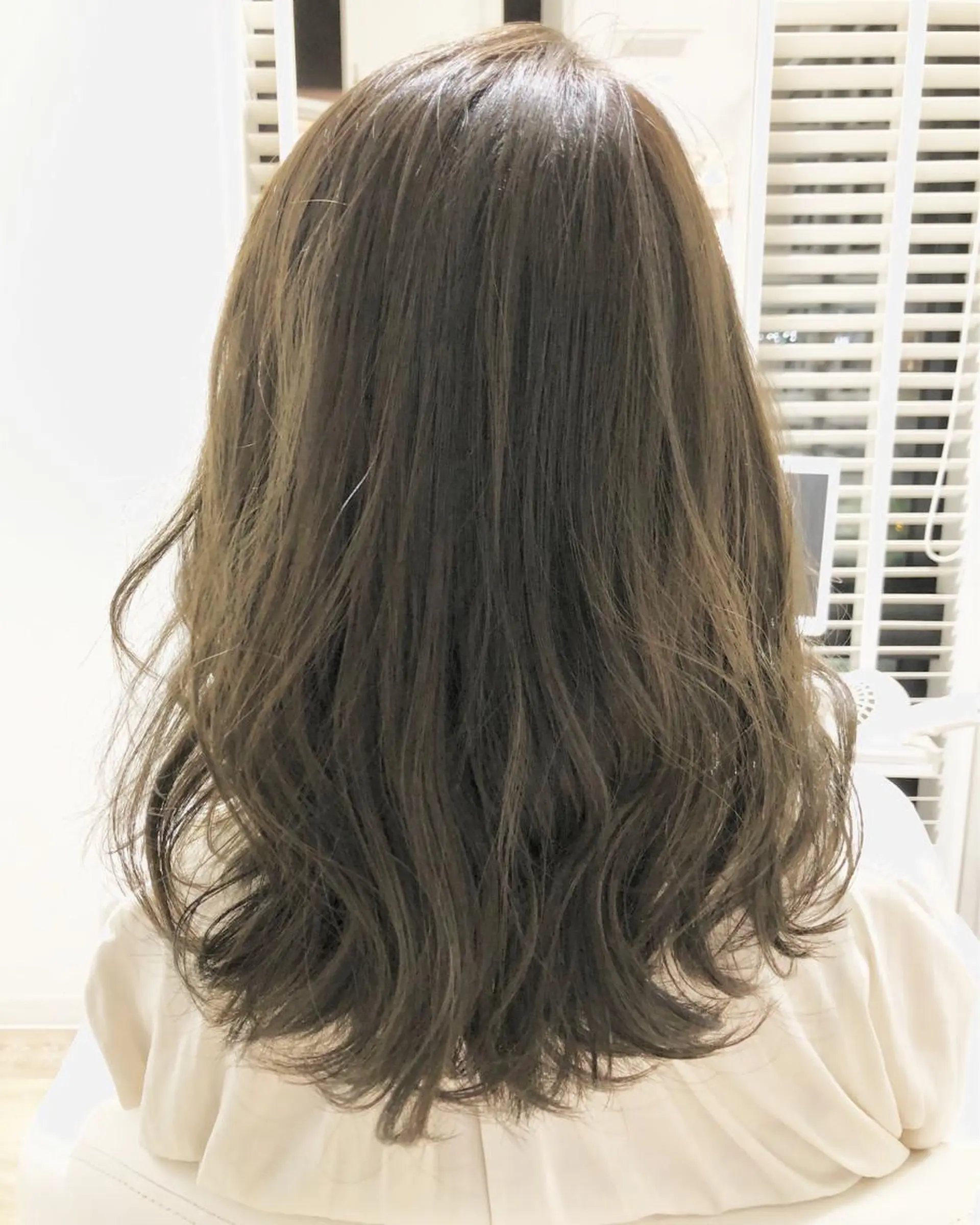 セミロング カラー アクアカラー アッシュ 透明感カラー ミント ✨🌿大人可愛い愛さ れhair🌿✨松本のヘアスタイル