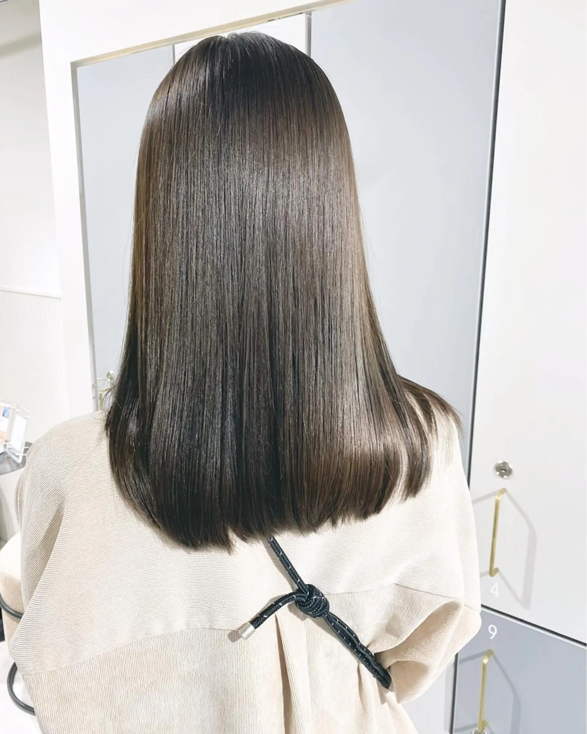 ミディアム カラー 透明感カラー 髪質改善 ヘアカラー トリートメント LOVESTOIKE 堂本のヘアスタイル