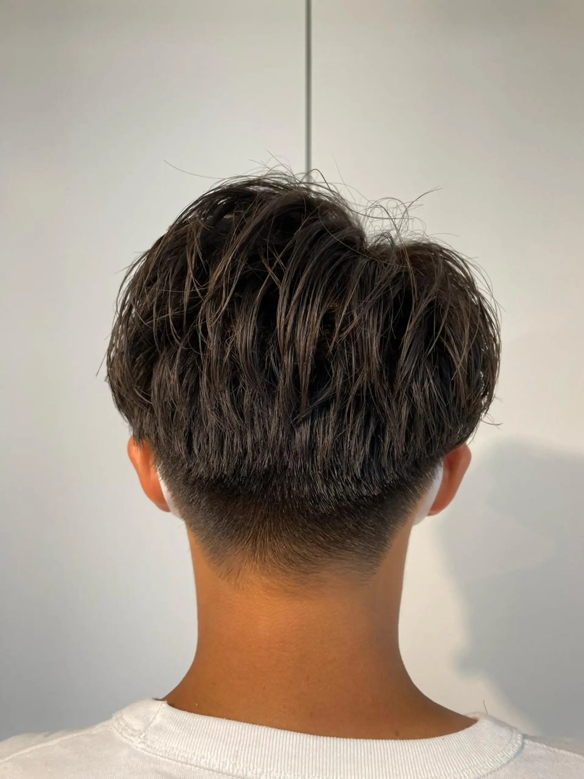 パーマ メンズ 🐬脱白髪染めカラー 清水大世🐬のヘアスタイル