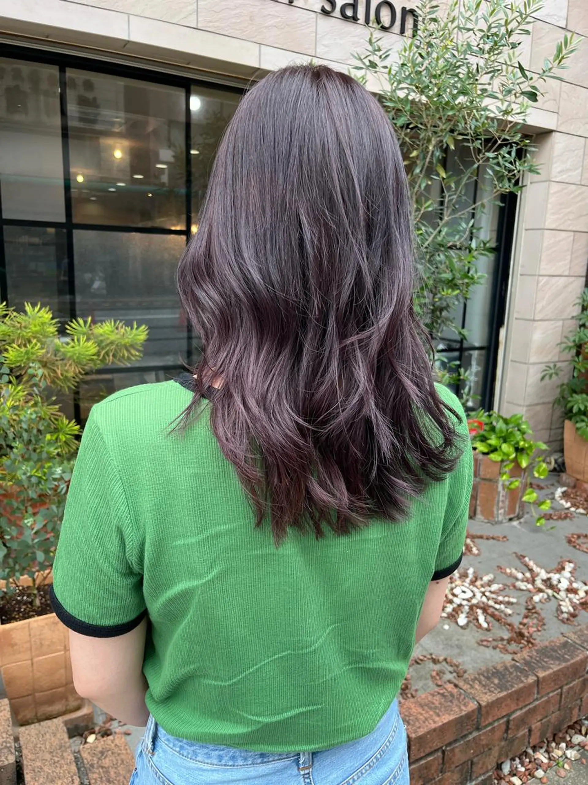 ミディアム カラー アッシュ ラベンダーカラー ラベンダーアッシュ ヘアカラー トリートメント SHIAN 八王子👼鬼塚さやかのヘアスタイル