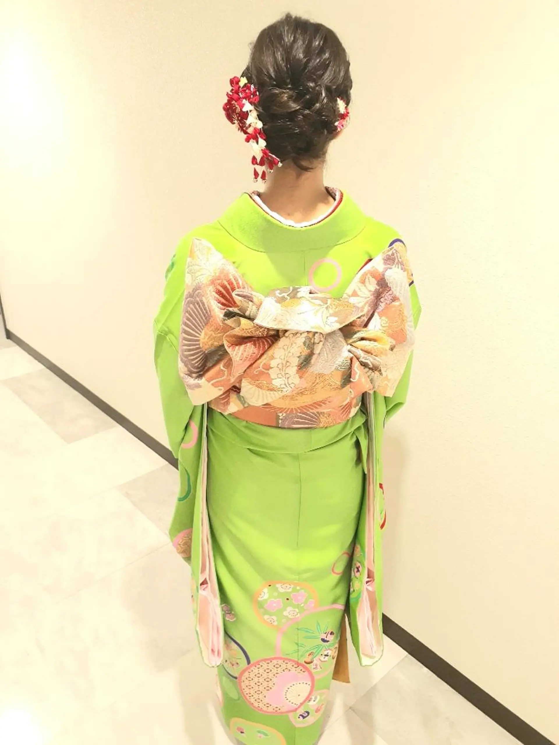 セミロング ヘアアレンジ Hair&Make  Delight*のヘアスタイル