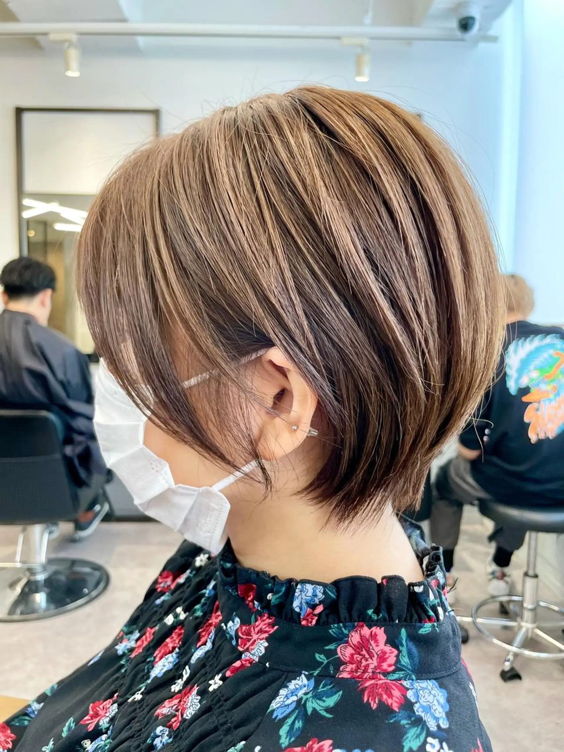 ショート カラー カット ヘアカラー トリートメント 色気レイヤー& ショートはお任せ🌟のヘアスタイル