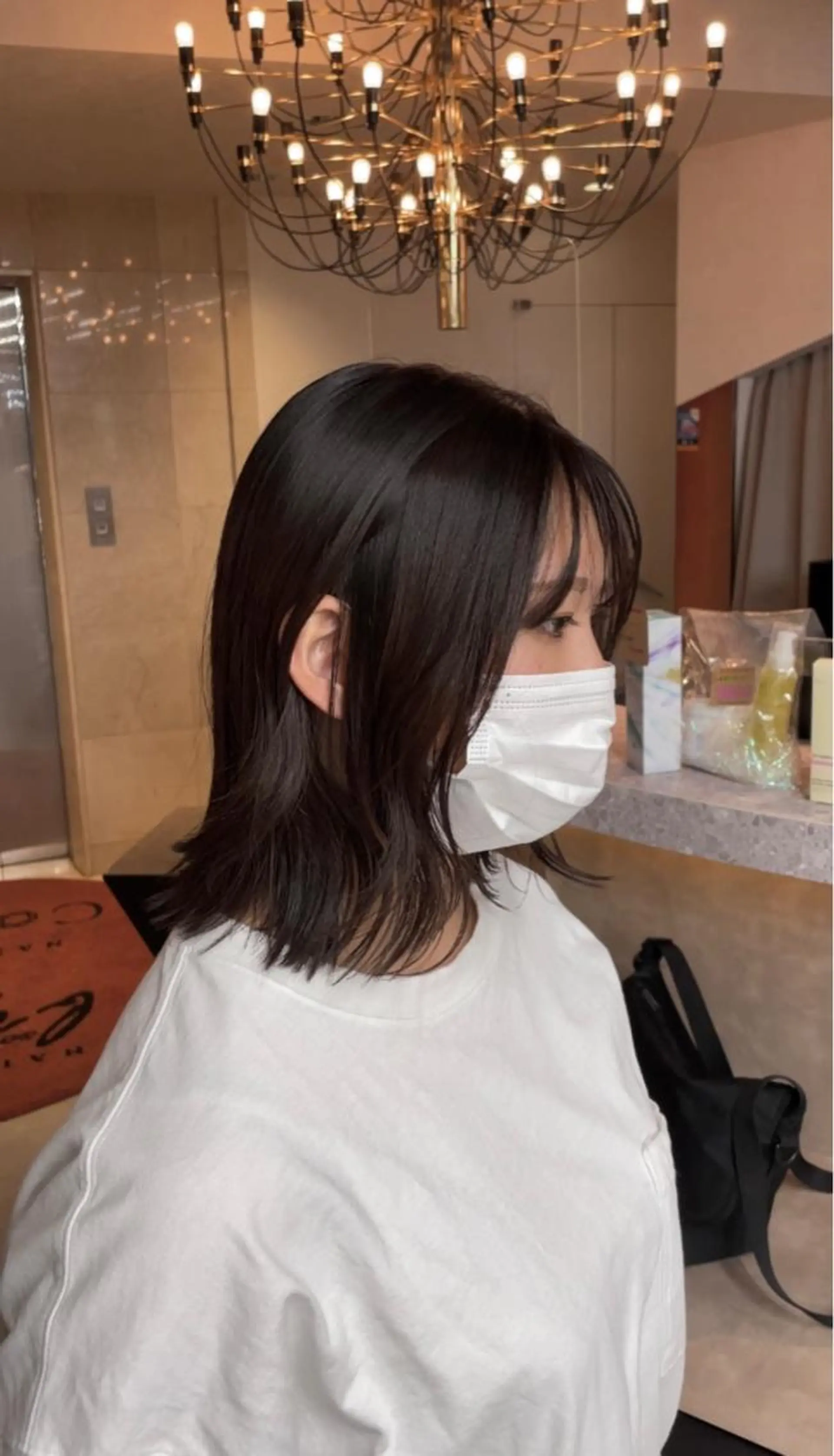 ミディアム カラー パーマ ショート、癖毛直し 縮毛矯正が得意のヘアスタイル