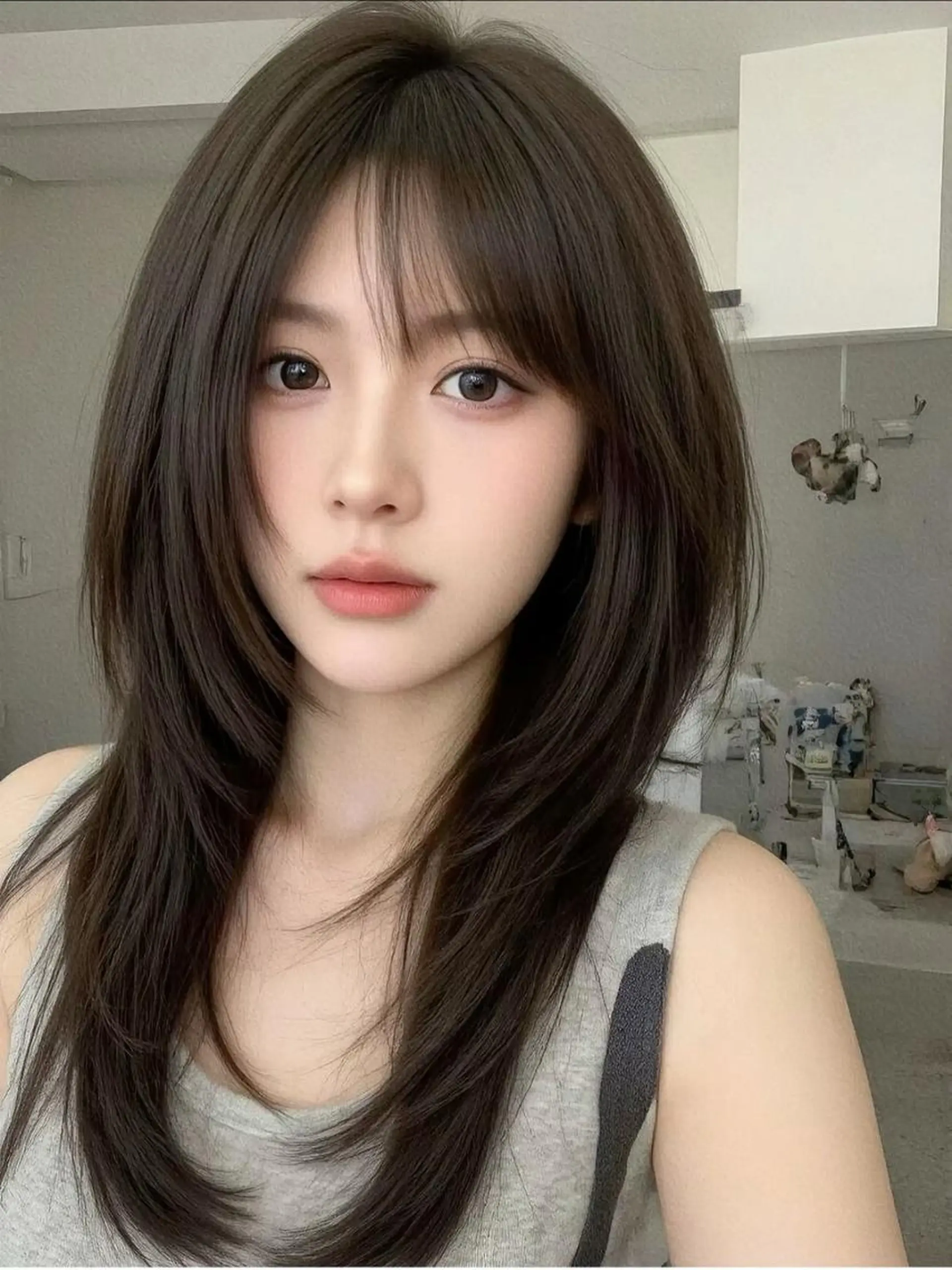 ロング カラー 上品モテヘア🩶 karen🩶のヘアスタイル