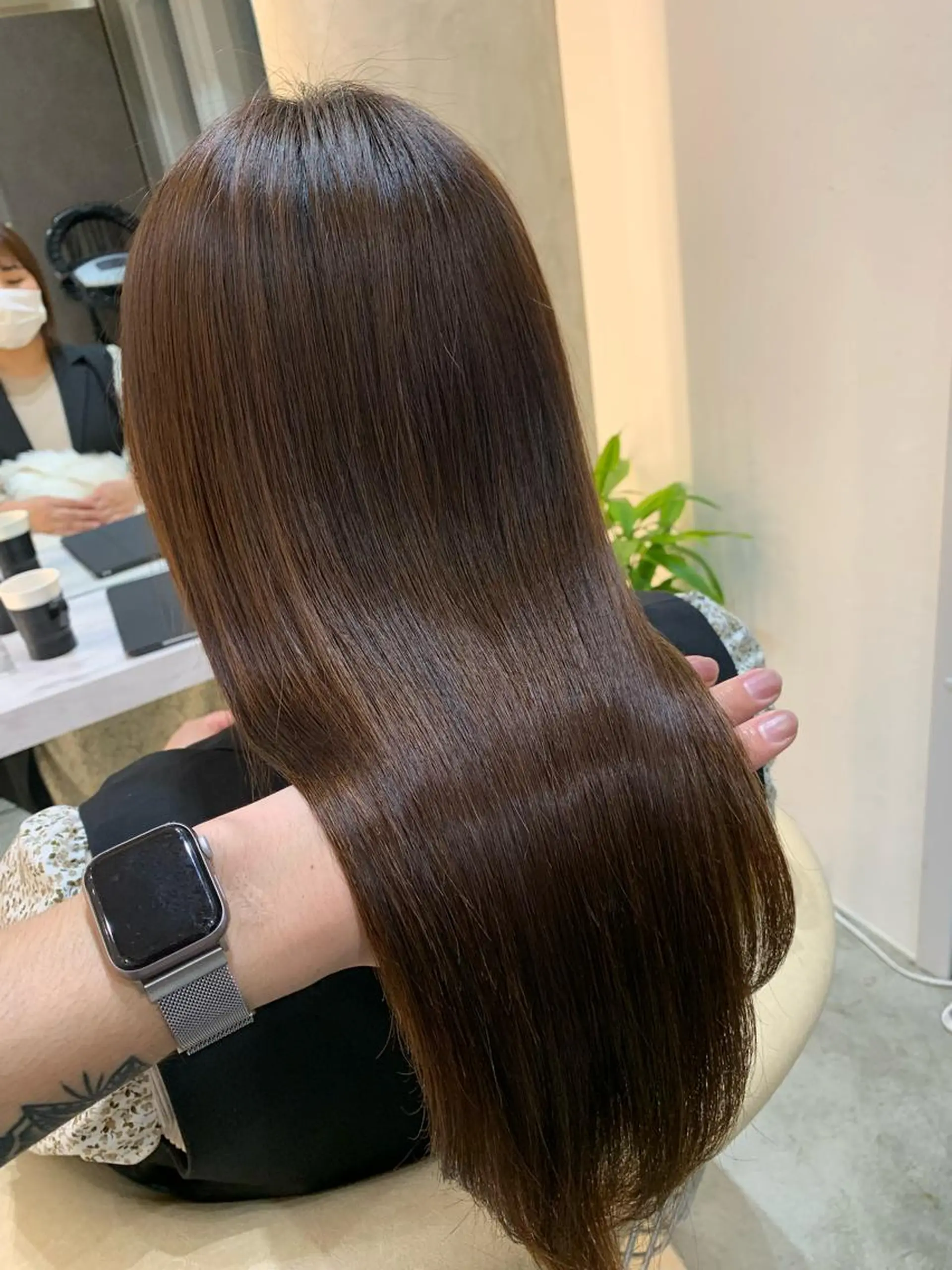 ロング トリートメント ✨コテ巻き風パーマ ✨川合佑哉のヘアスタイル