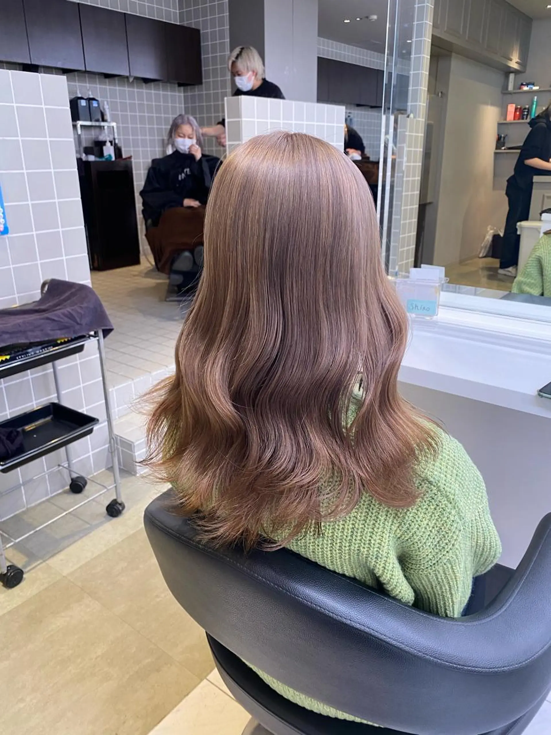 セミロング カラー ヘアアレンジ キッズ TRU Shino🦋のマツエク・マツパデザイン