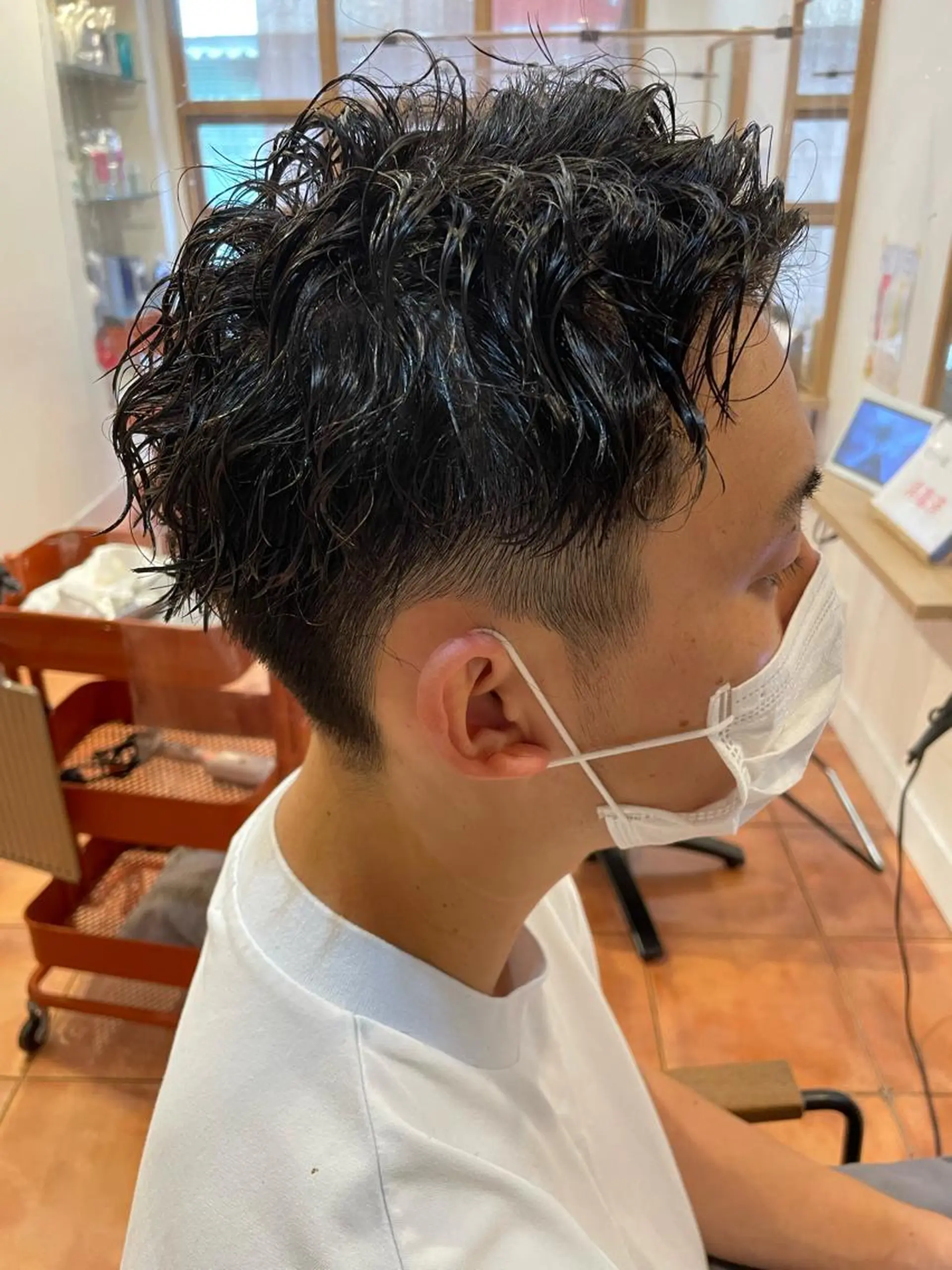 パーマ メンズ 美髪ストレート/ メンズヘア/中田海斗のヘアスタイル