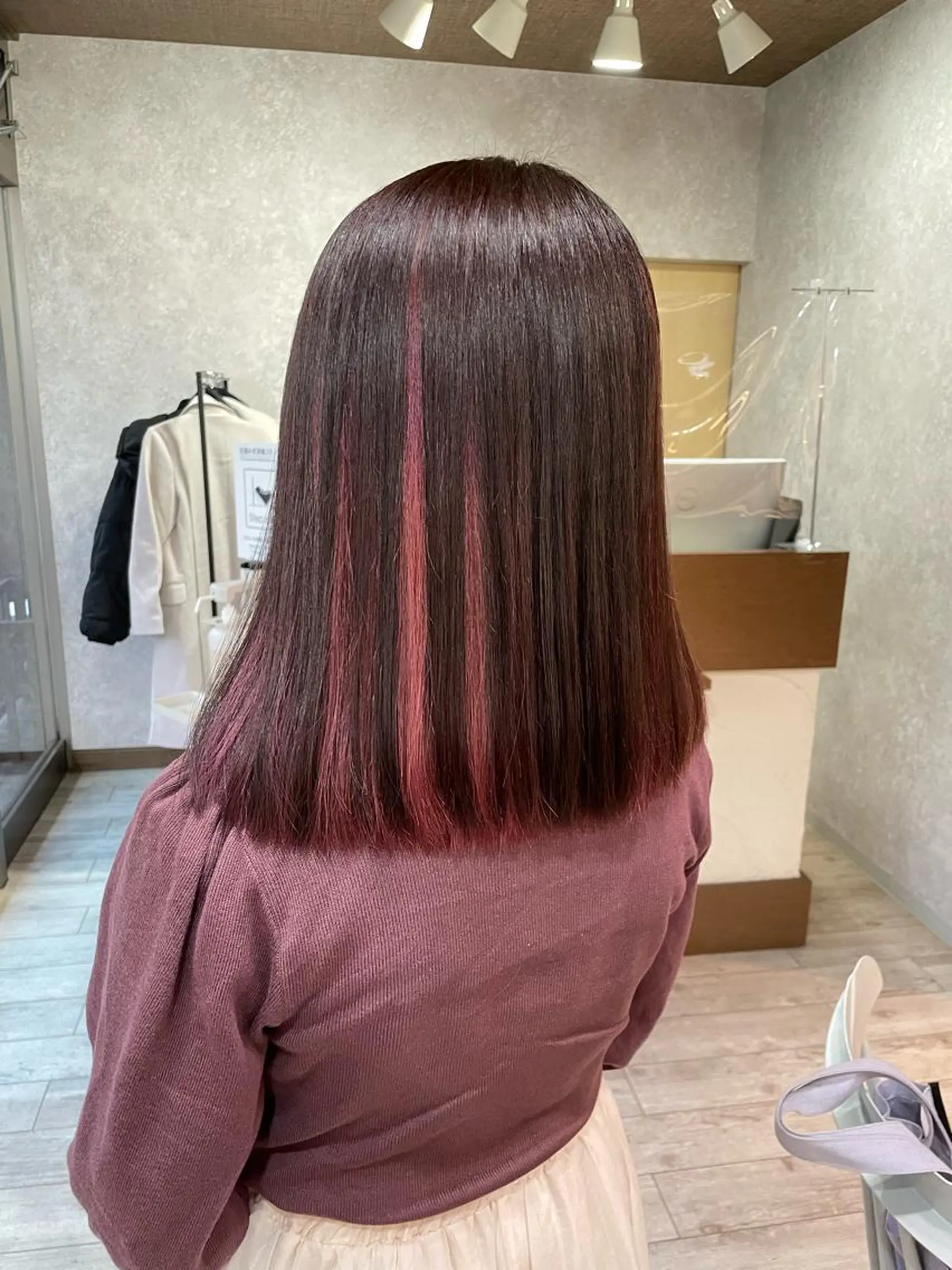 ミディアム カラー ブリーチ ピンクカラー 🫧ヒシダアキ taboo.i🫧のヘアスタイル