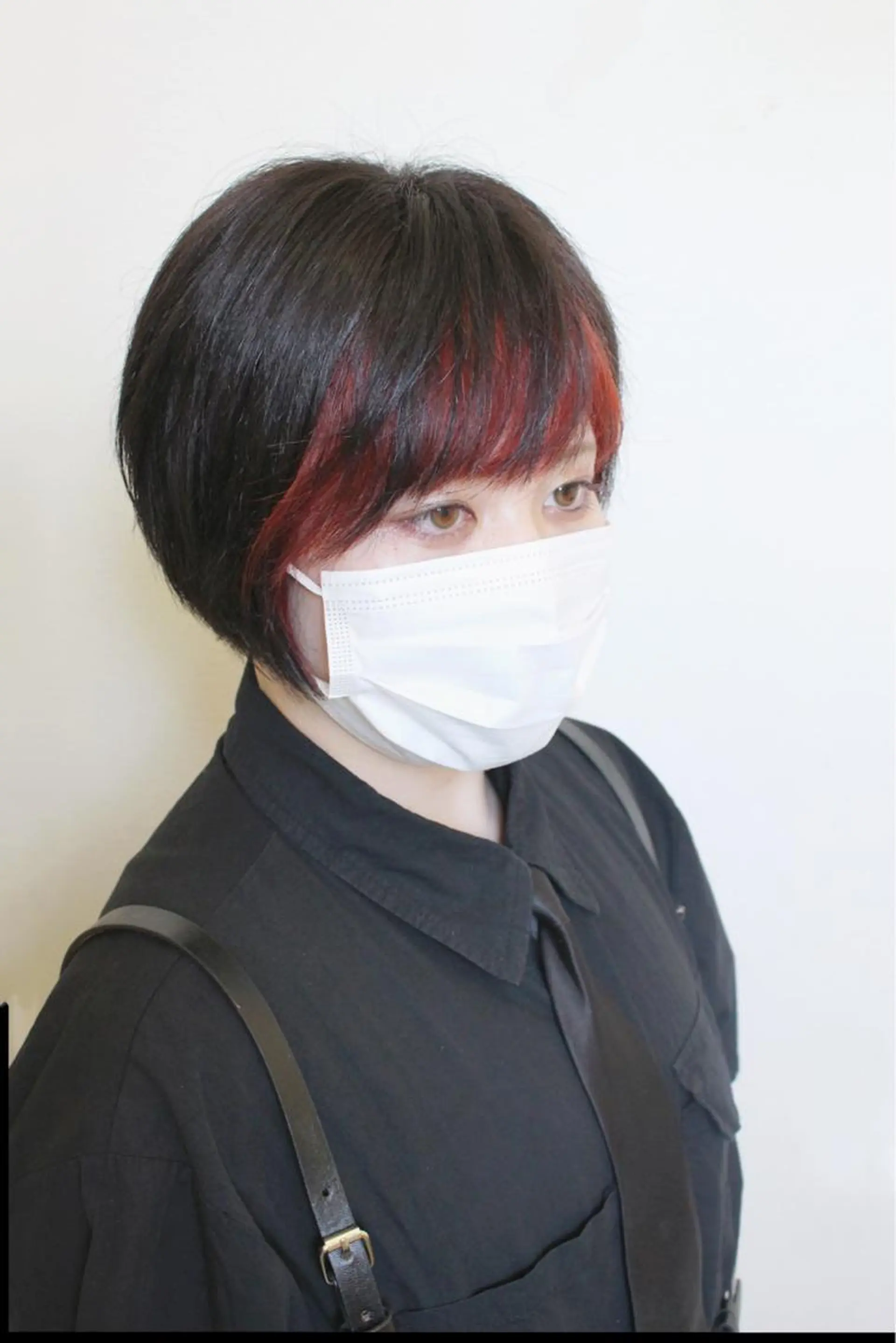 ショート カラー レッドカラー ショートヘア ヘアカラー 土居 正季のヘアスタイル