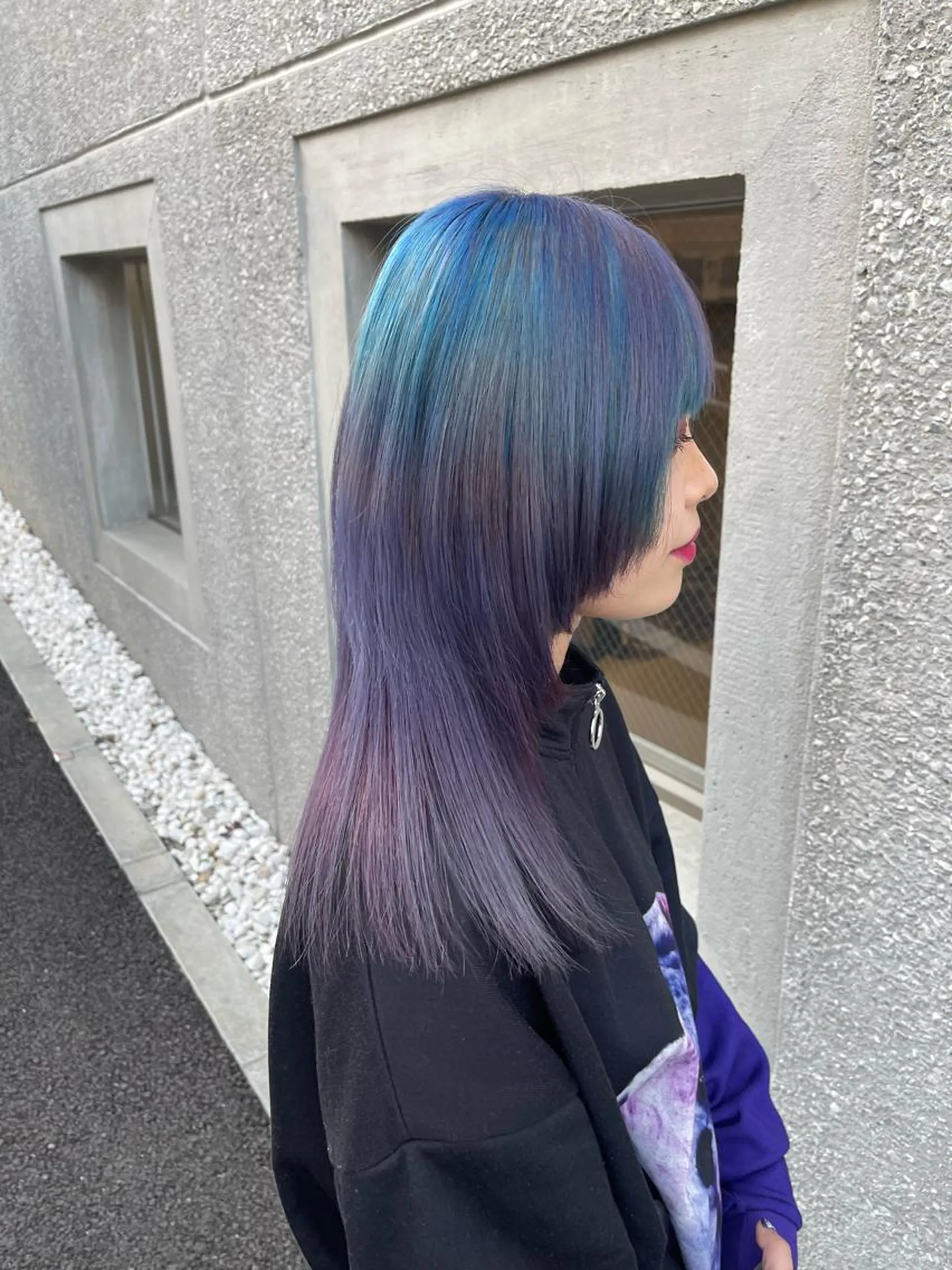 セミロング コテ巻き風パーマ 🦋にこ🦋のヘアスタイル